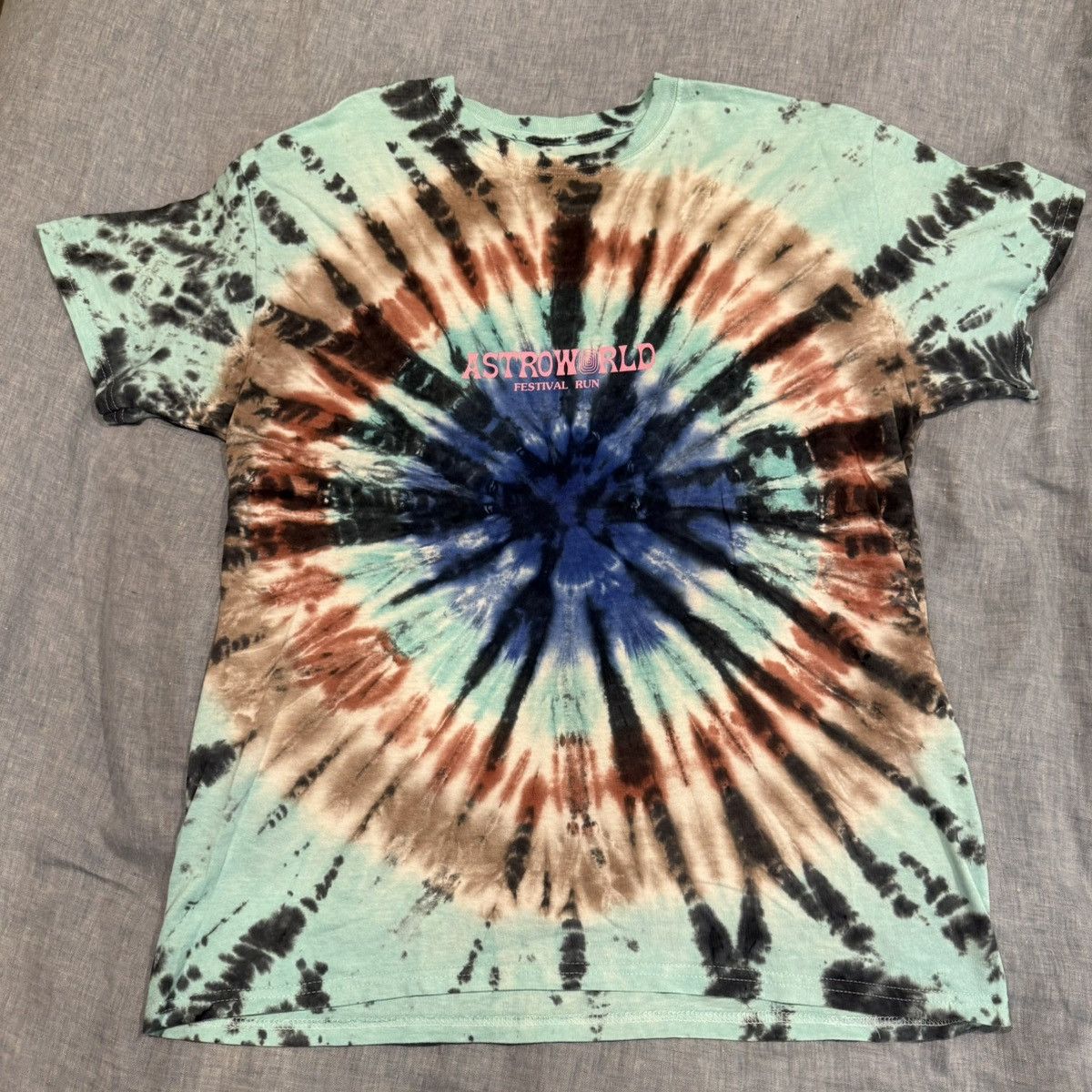 Travis Scott Travis Scott Astroworld Festival Tie Dye Boston Shirt Large Size US L / EU 52-54 / 3 - 1 Thumbnail