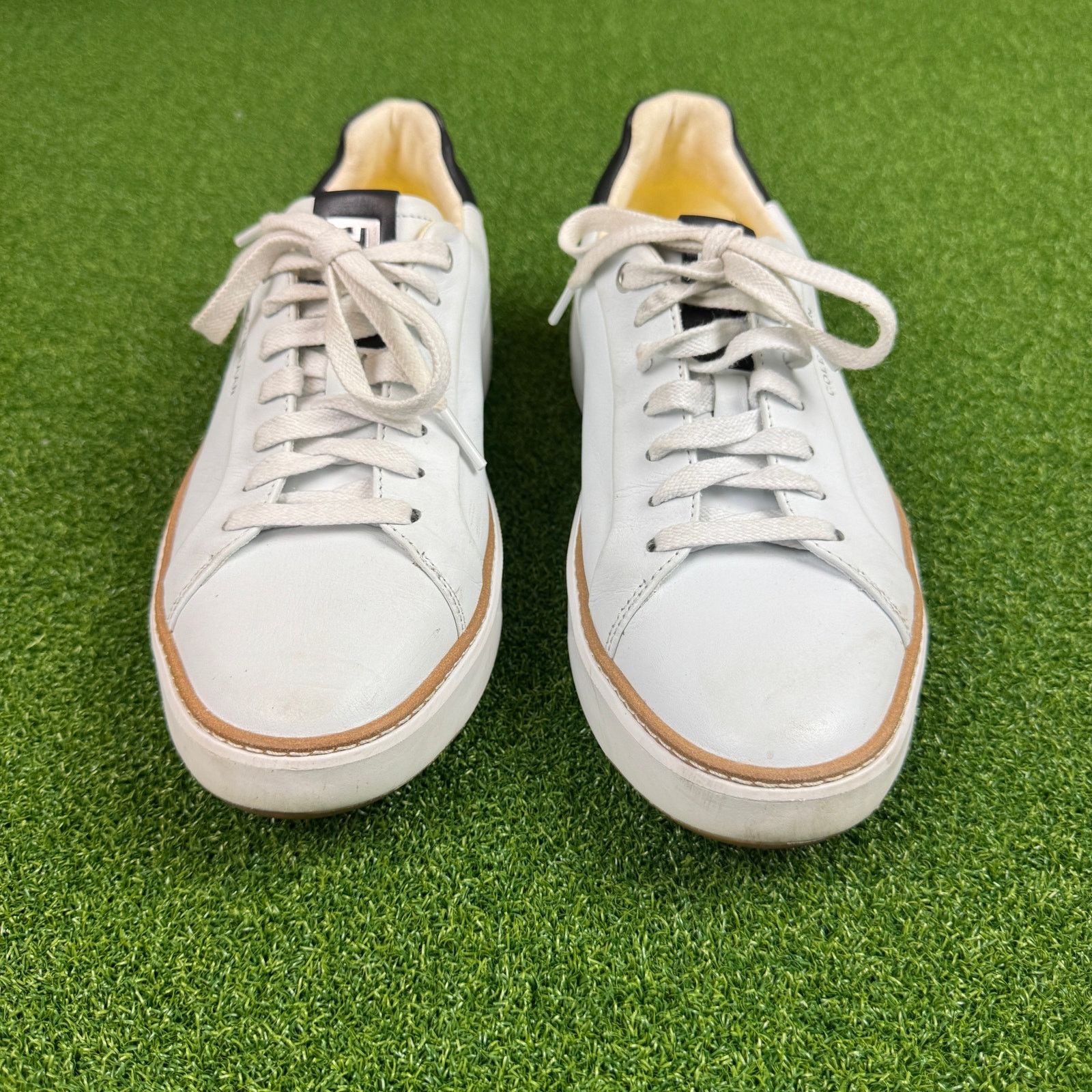 Cole Haan Cole Haan Grand.ØS Leather Sneakers White Black Mens 9B Size US 9 / EU 42 - 2 Thumbnail