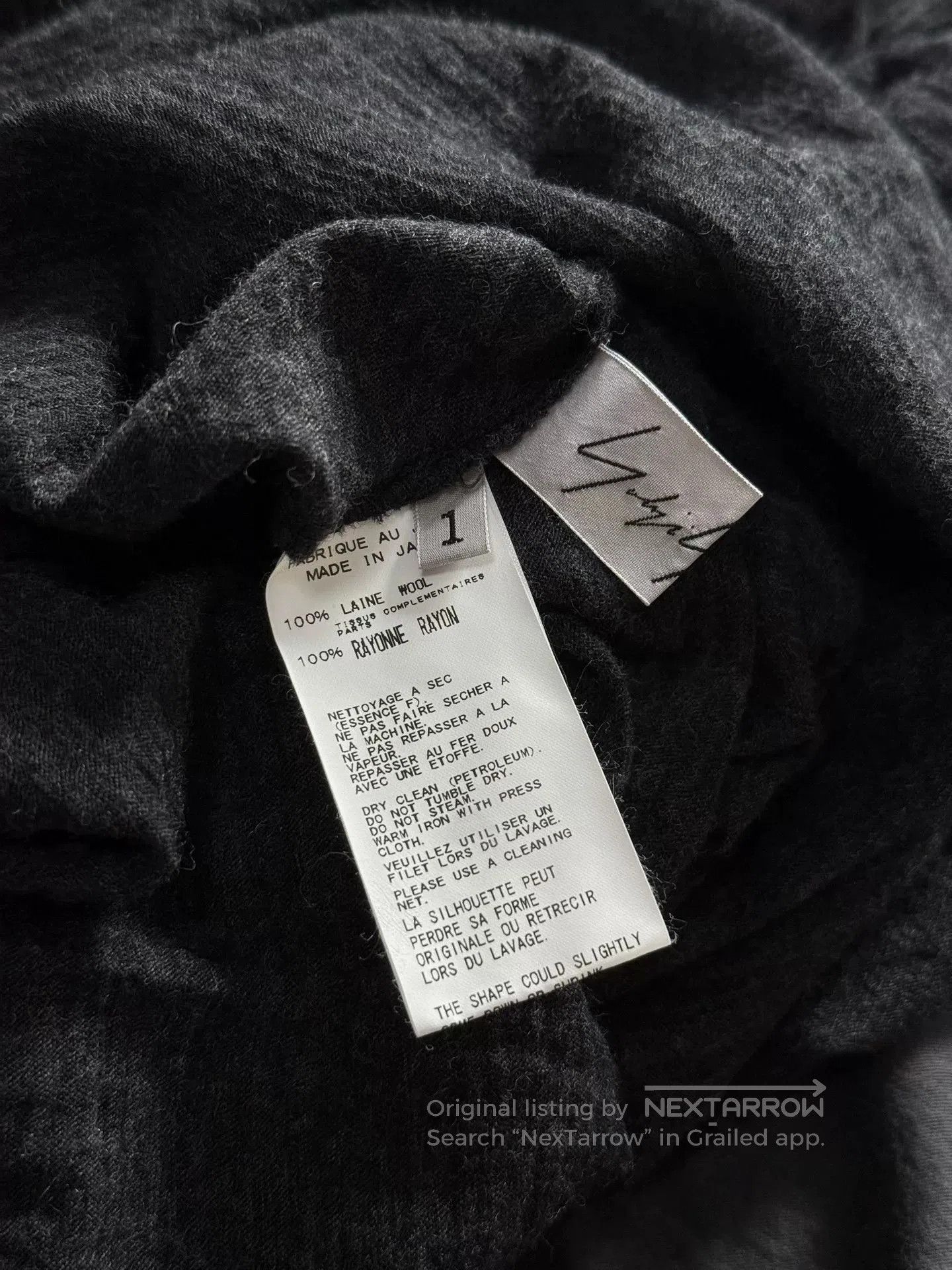 Yohji Yamamoto Yohji Yamamoto Wool Cardigan with Scarf. Size US S / EU 44-46 / 1 - 5 Thumbnail