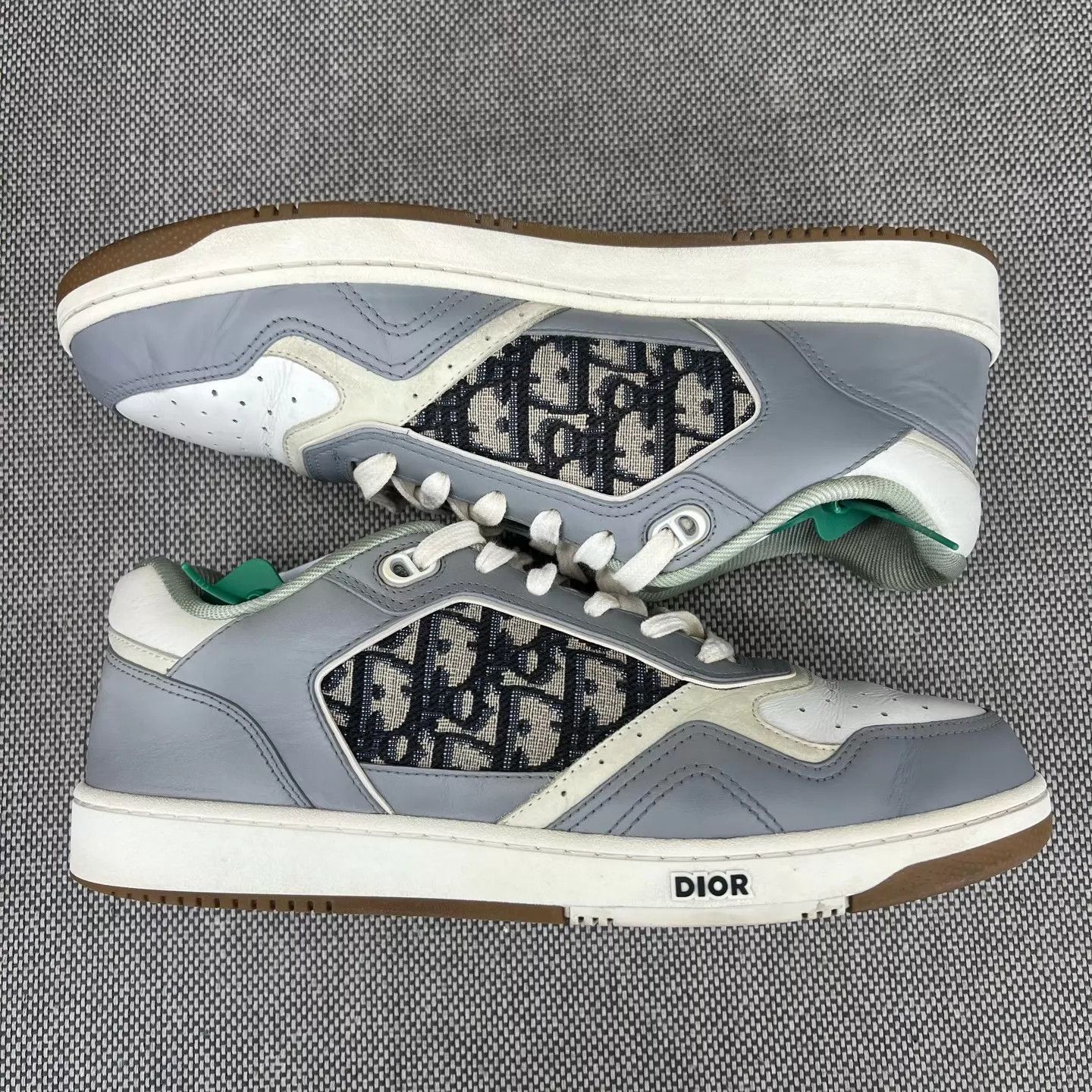 Dior Dior B27 Gray & White Sneakers Size 43 Original Box Size US 10 / EU 43 - 7 Thumbnail