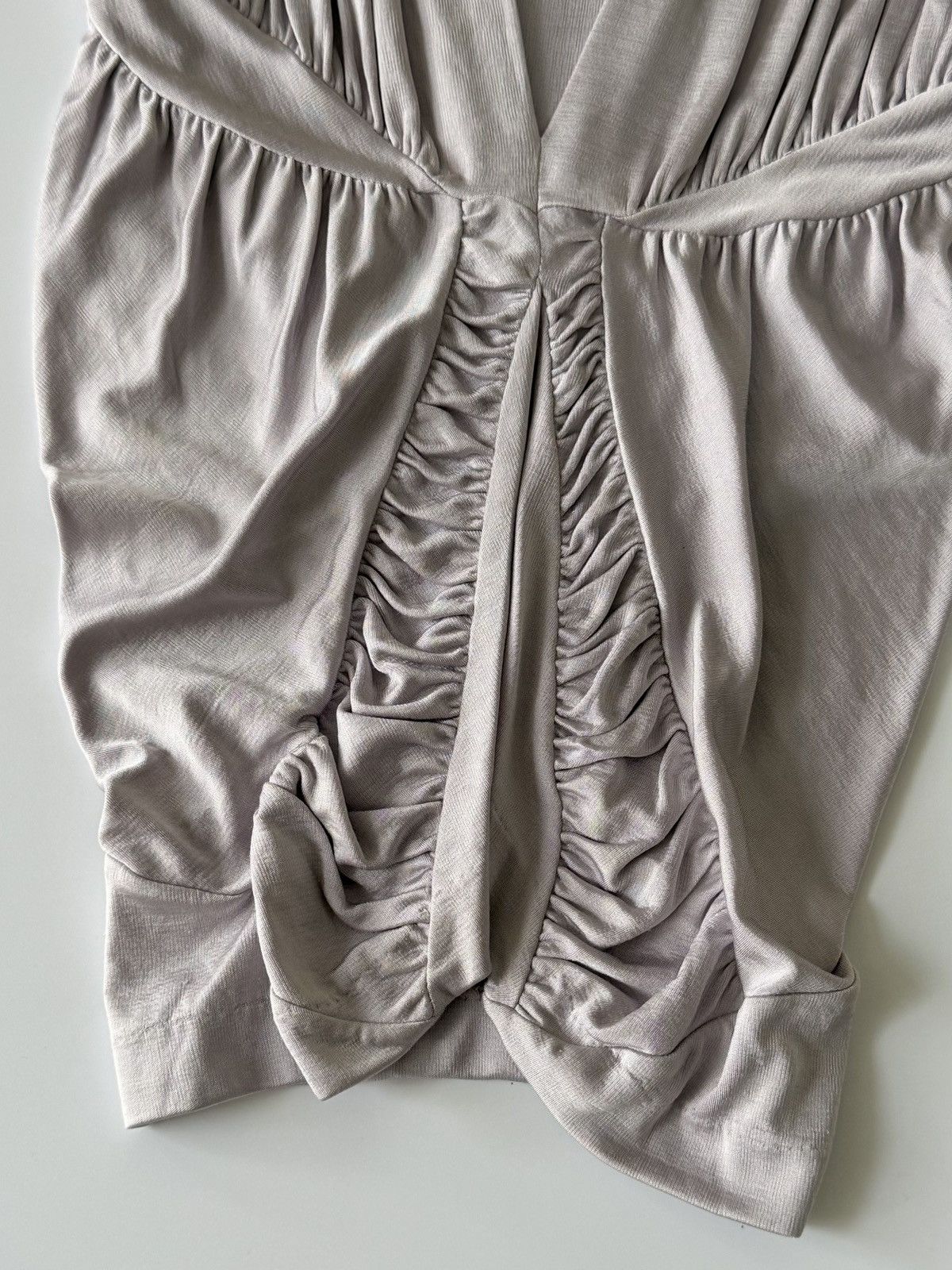 Saint Laurent Paris Yves Saint Laurent by Tom Ford S/S 2003 Ruched Blouse Top Size M / US 6-8 / IT 42-44 - 5 Thumbnail