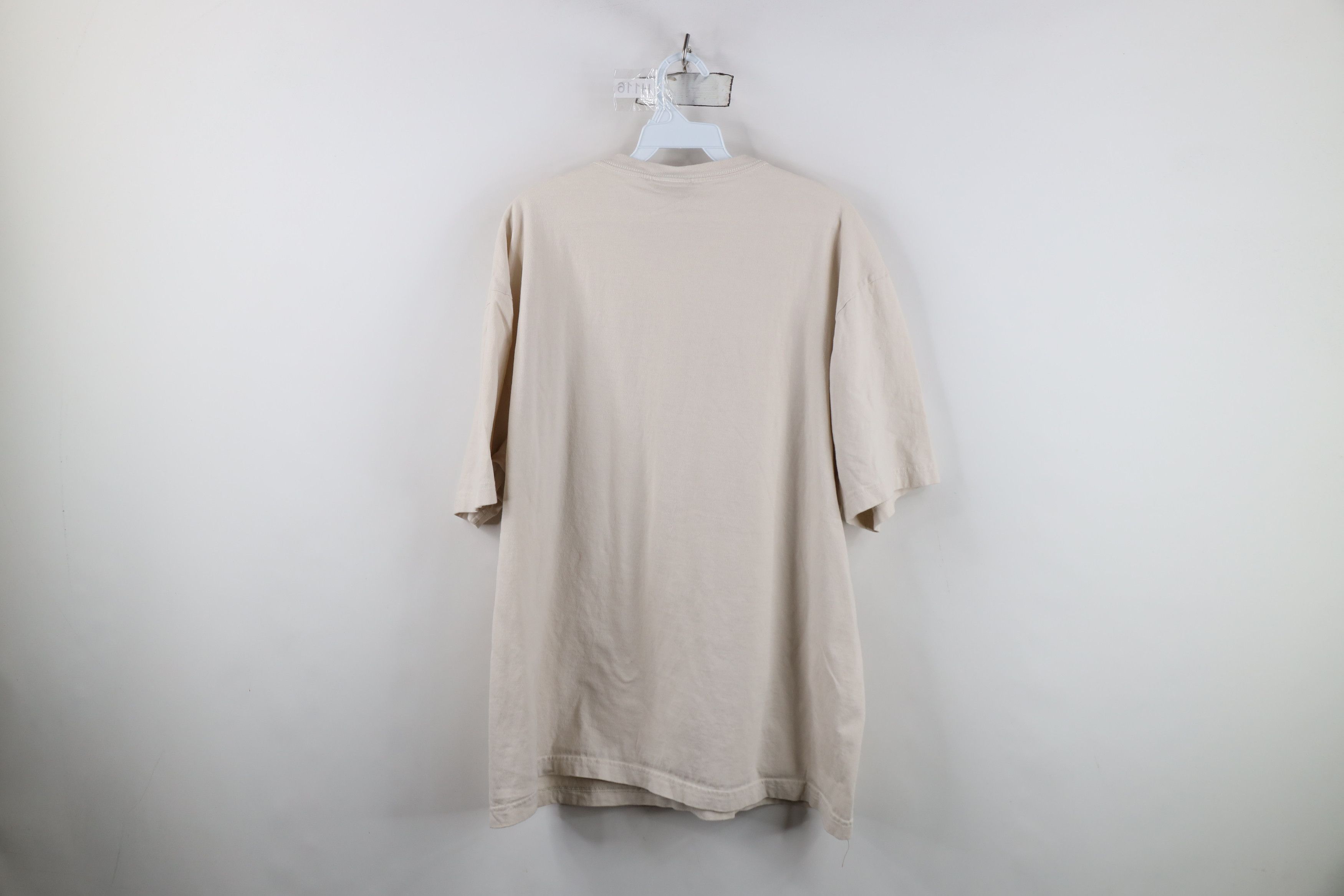 Tommy Hilfiger Vintage Y2K 2005 Tommy Hilfiger Cotton T-Shirt Beige Size US XL / EU 56 / 4 - 7 Thumbnail