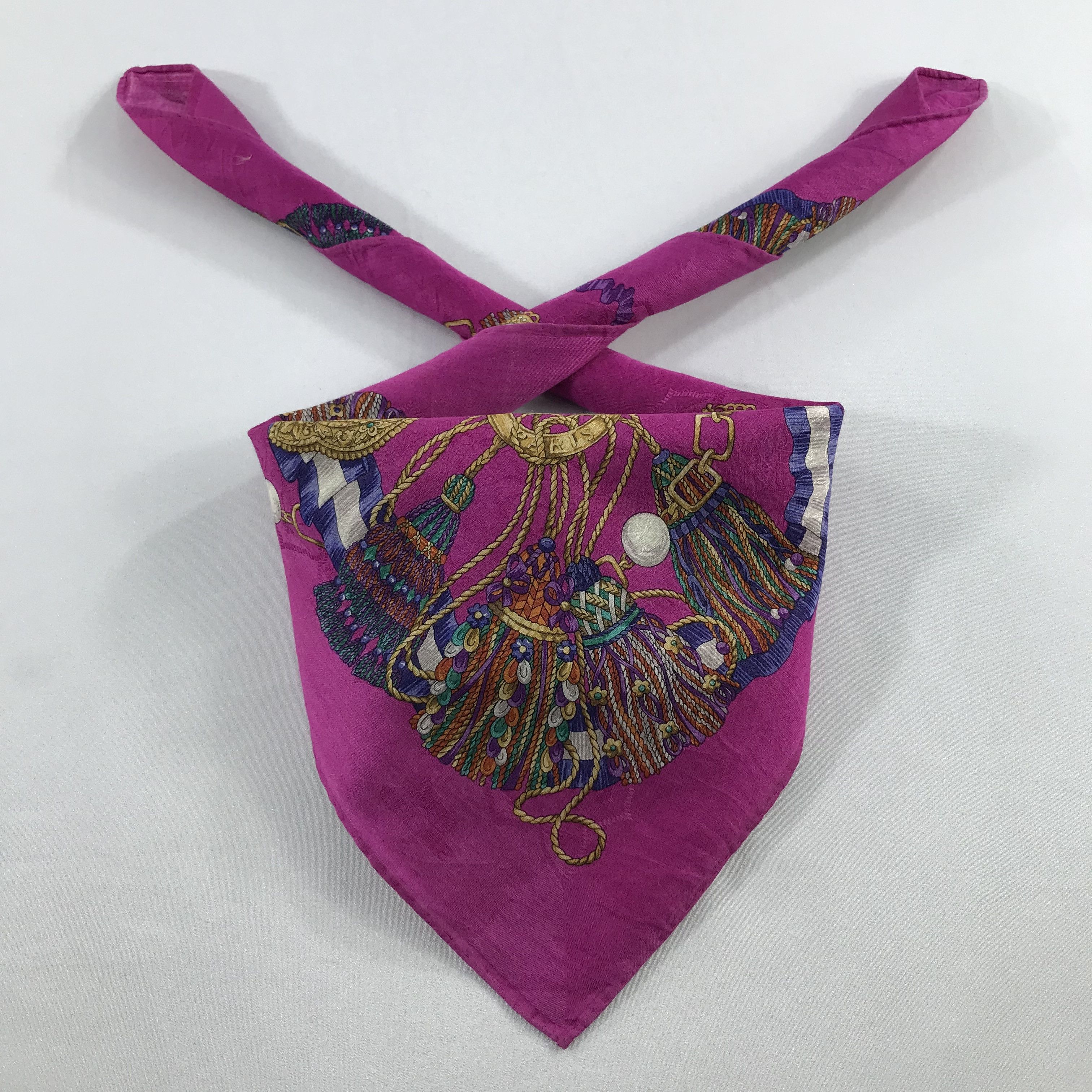 Celine × Vintage Celine Bandana / Handkerchief / Neckerchief - S2230 Size ONE SIZE - 3 Thumbnail