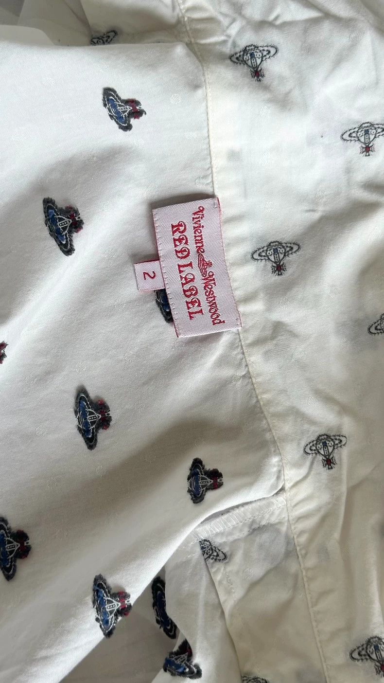 Vivienne Westwood Vivienne Westwood A shirt with a bow tie all over it Size M / US 6-8 / IT 42-44 - 6 Thumbnail