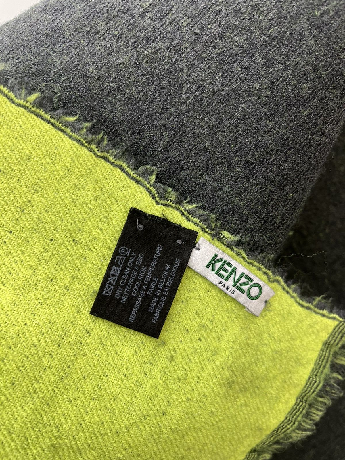 Kenzo Kenzo Eye Silk Wool Wide Scarf Size ONE SIZE - 6 Thumbnail