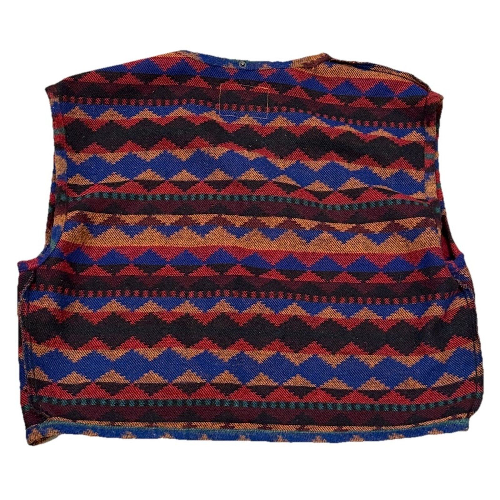 Vintage Vintage 80s International Denim Aztec Pattern Vest Liner Size US M / EU 48-50 / 2 - 5 Thumbnail