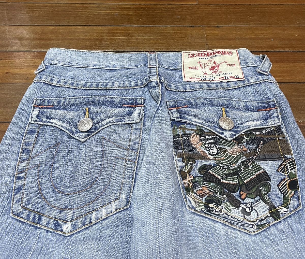 True Religion Very Rare Vintage La Coup Inspired True Religion Jeans 2000s Size US 32 / EU 48 - 3 Thumbnail