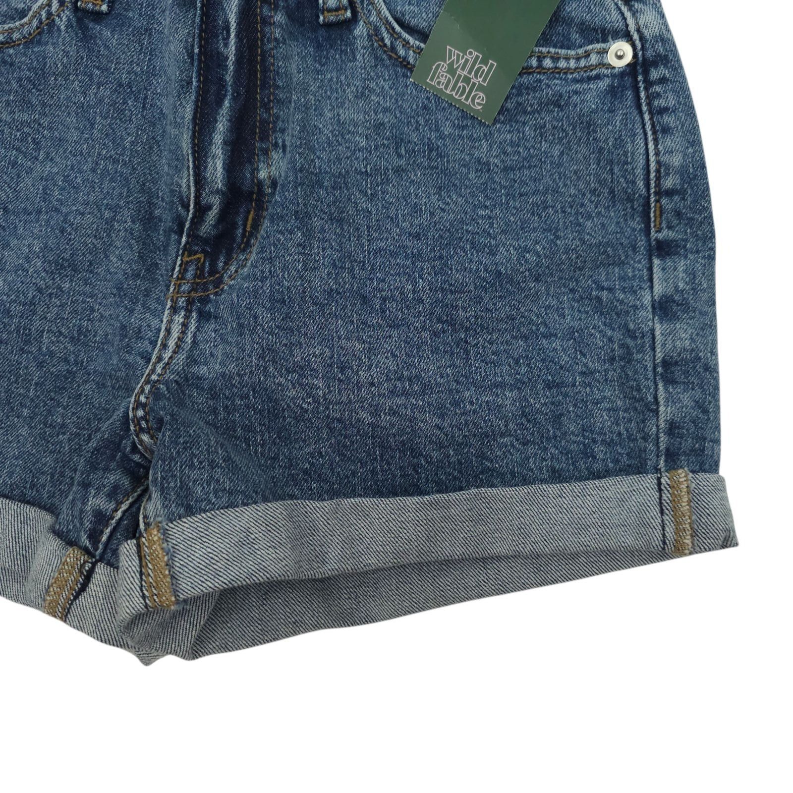 Other Wild Fable Acid Wash Denim Shorts Size 0/25 High Rise Retro Size 25" / US 0 / IT 36 - 13 Thumbnail