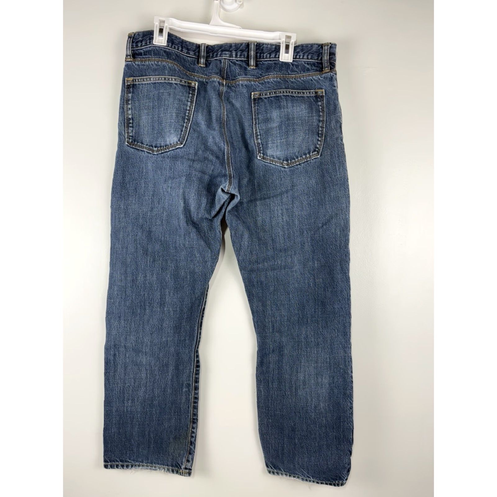 Gap VINTAGE Gap Men's Jeans Size 36X30 Straight Fit Dark Wash Cotton 90s Preppy Fashion Size US 36 / EU 52 - 5 Thumbnail