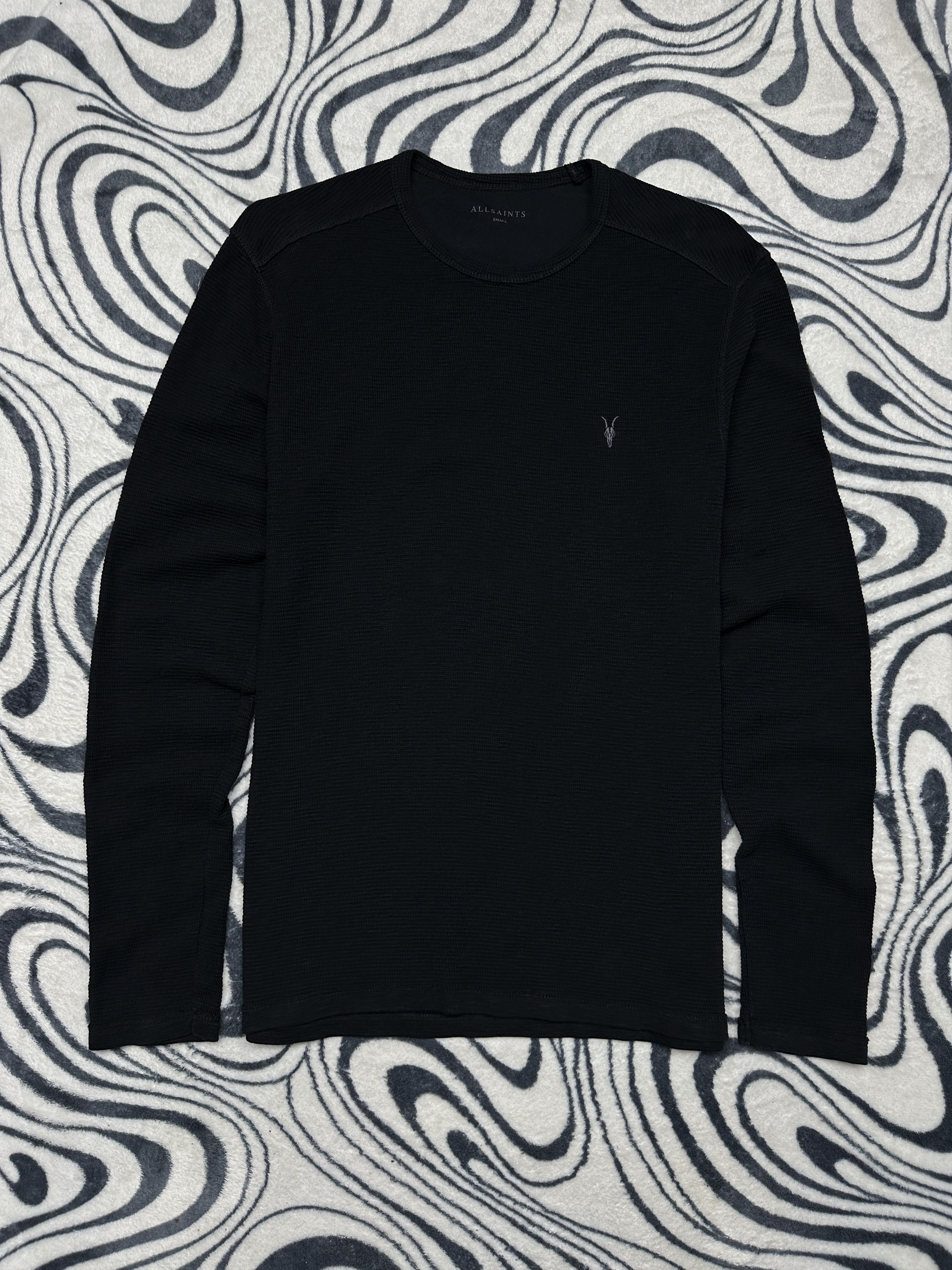 Allsaints Allsaints Mens Clash Crew Neck Sweater Size US S / EU 44-46 / 1 - 1 Thumbnail