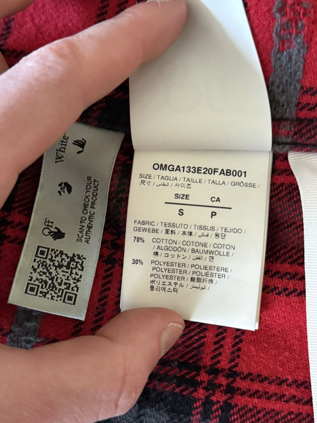 Off-White Off-White Arrows Print Flannel Shirt Size US S / EU 44-46 / 1 - 5 Thumbnail