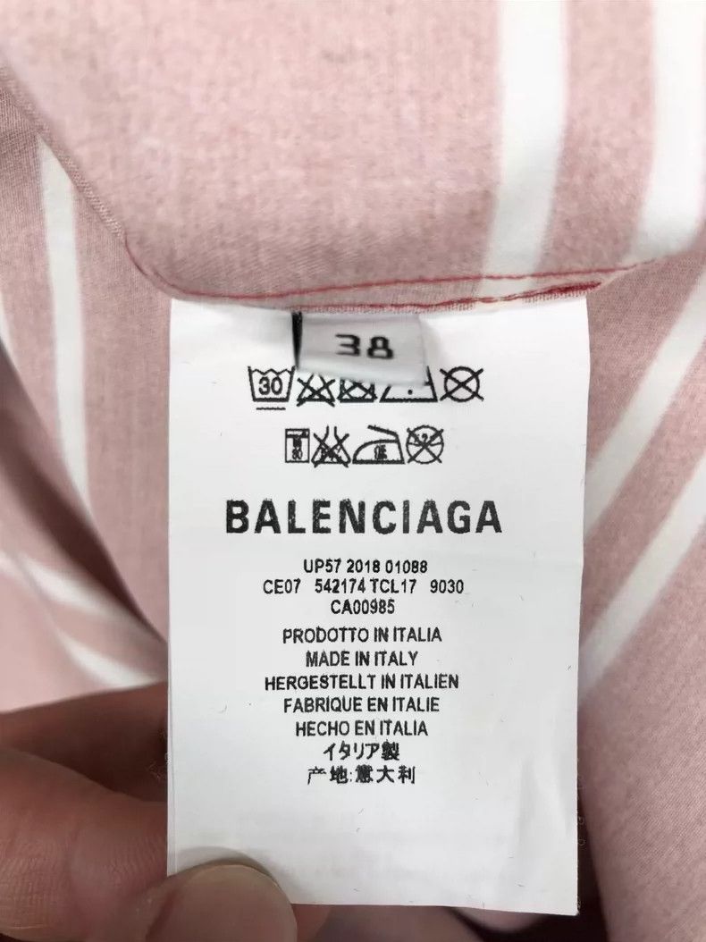 Balenciaga Balenciaga size 38 Striped color-block shirt 2504-Nextarro Size US M / EU 48-50 / 2 - 4 Thumbnail