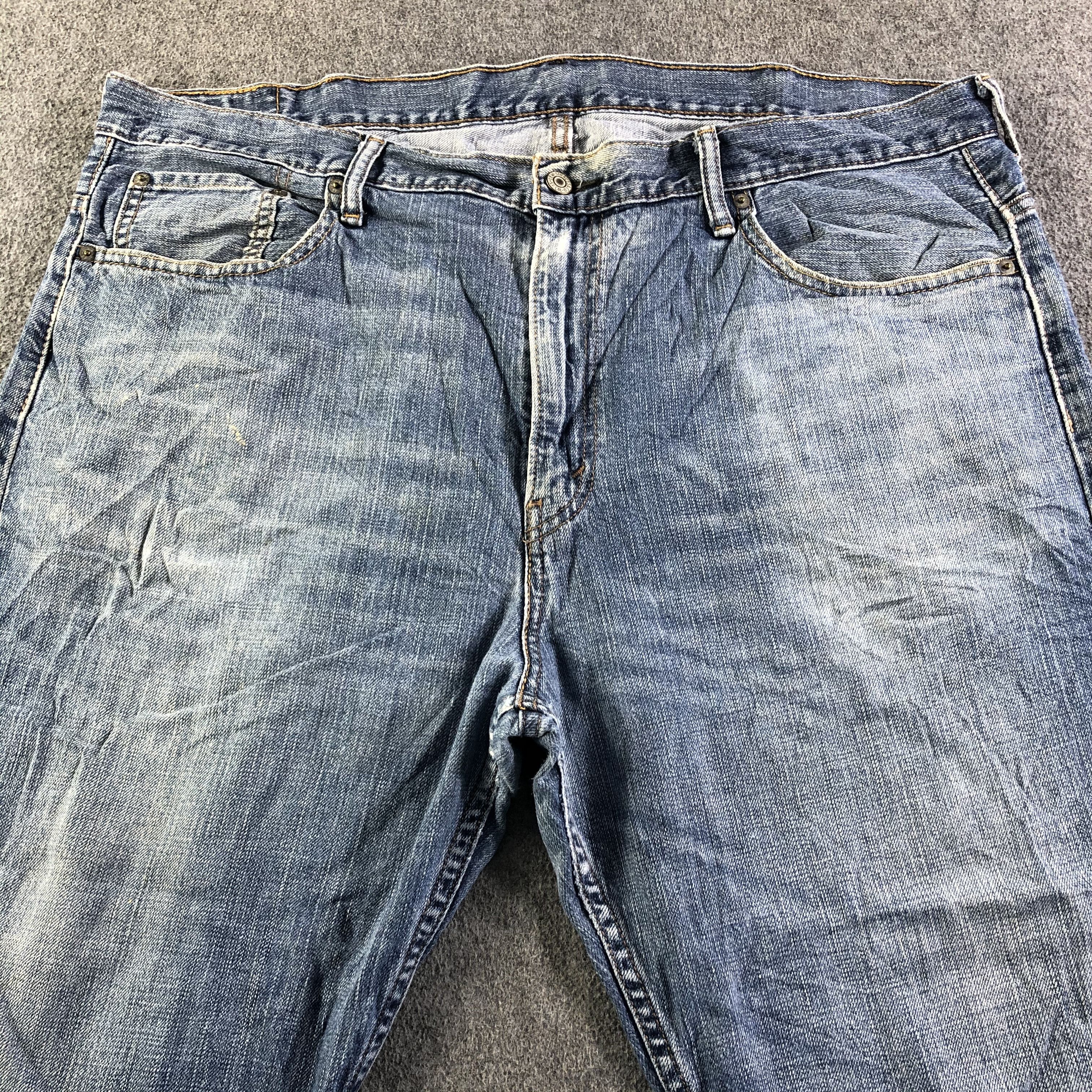 Levi's Vintage Blue Wash Levis 569 Jeans-J4107 Size US 43 - 3 Thumbnail