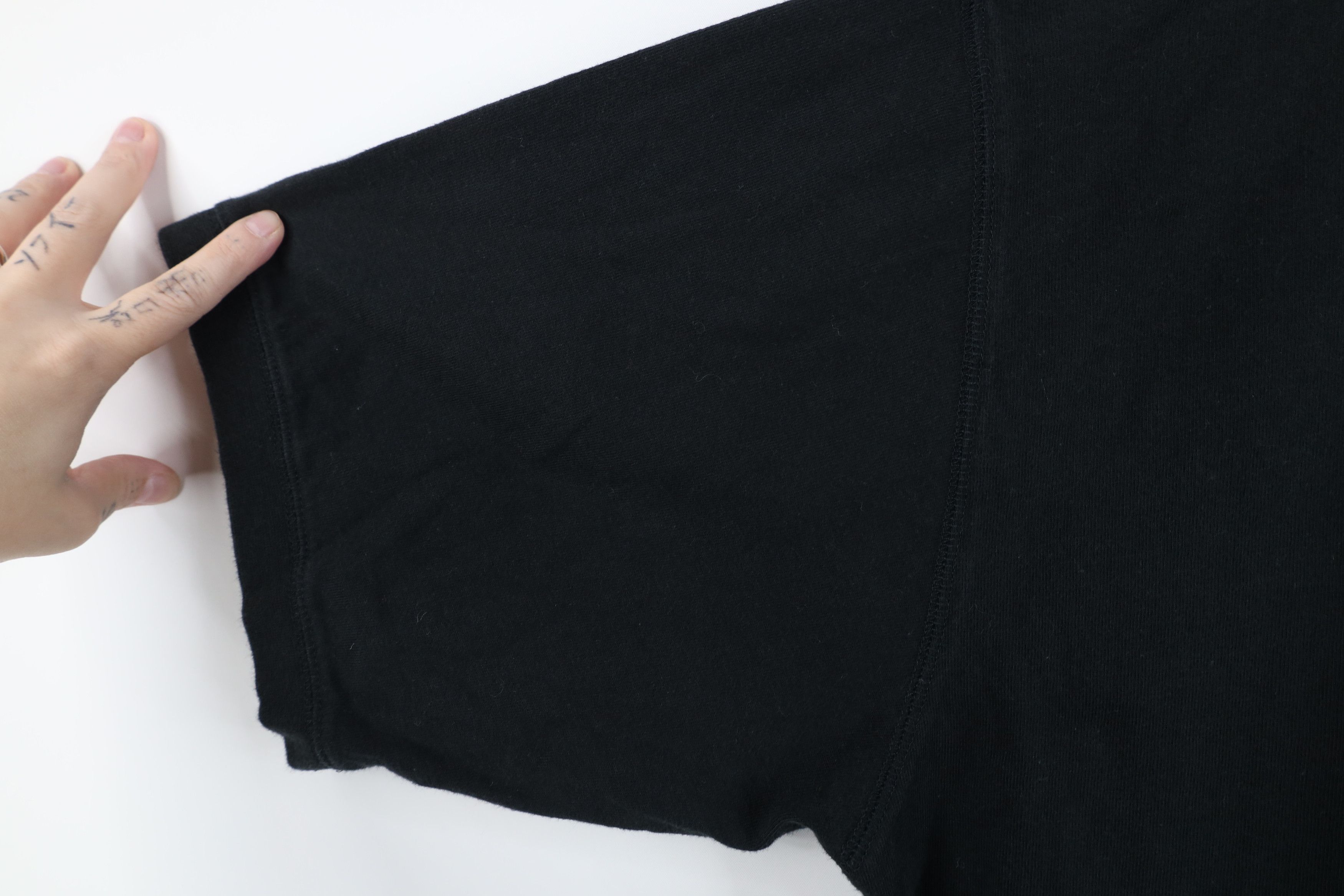 Vintage Vintage 90s Streetwear Heavy Cotton Henley T-Shirt Black Size US XL / EU 56 / 4 - 9 Thumbnail
