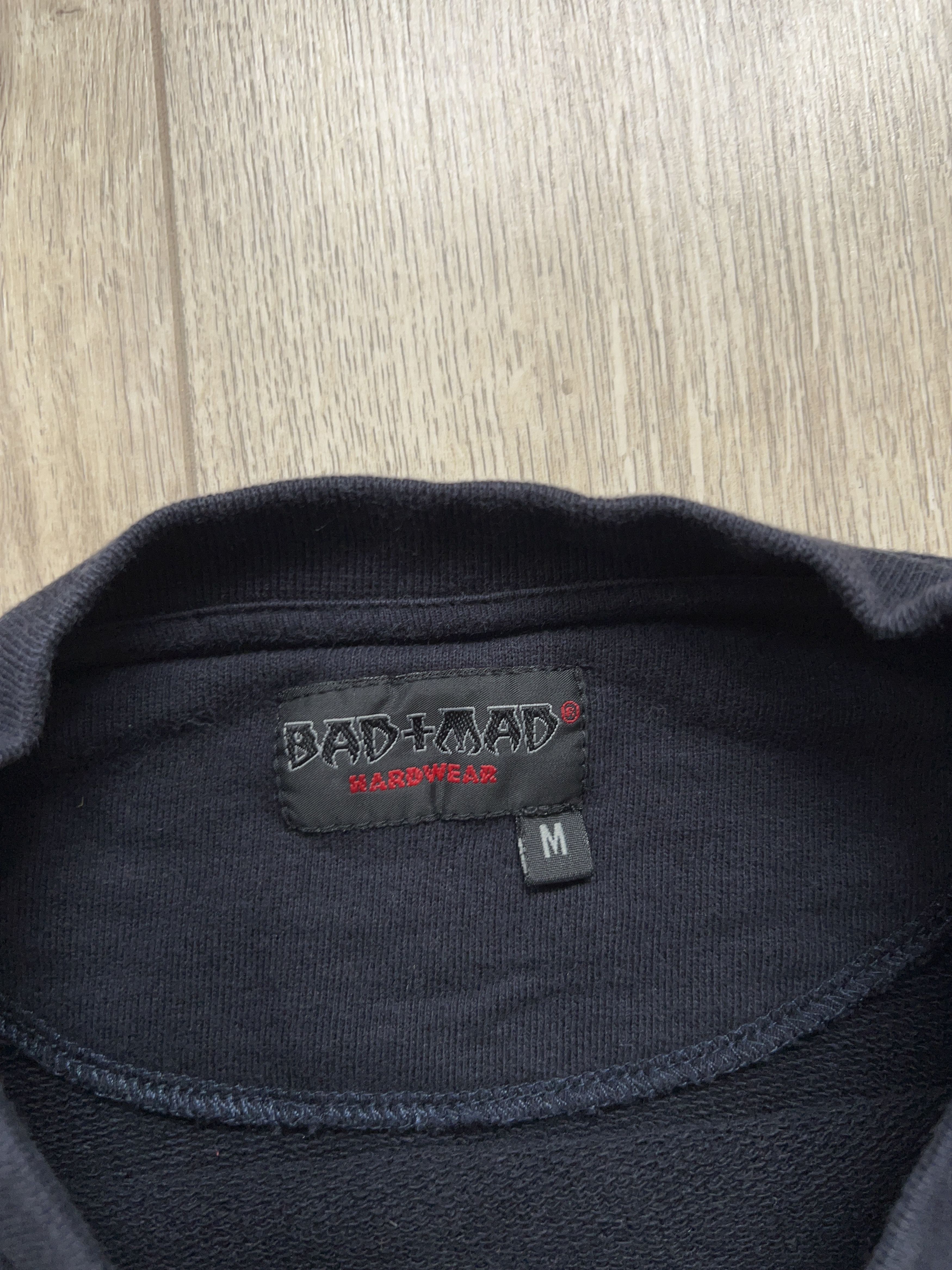 Vintage Mens BAD+MAD Hardwear Skate Y2K Sweatshirt Pullover Size M Size US M / EU 48-50 / 2 - 3 Thumbnail