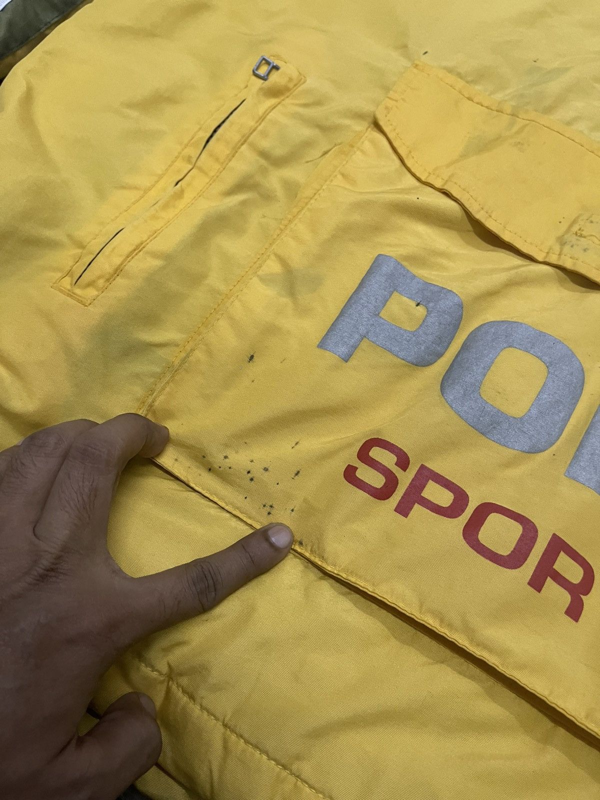 Polo Ralph Lauren 90s POLO SPORT BY RALPH LAUREN HALFZIPPER ANORAK HOODIE Size US XL / EU 56 / 4 - 6 Thumbnail