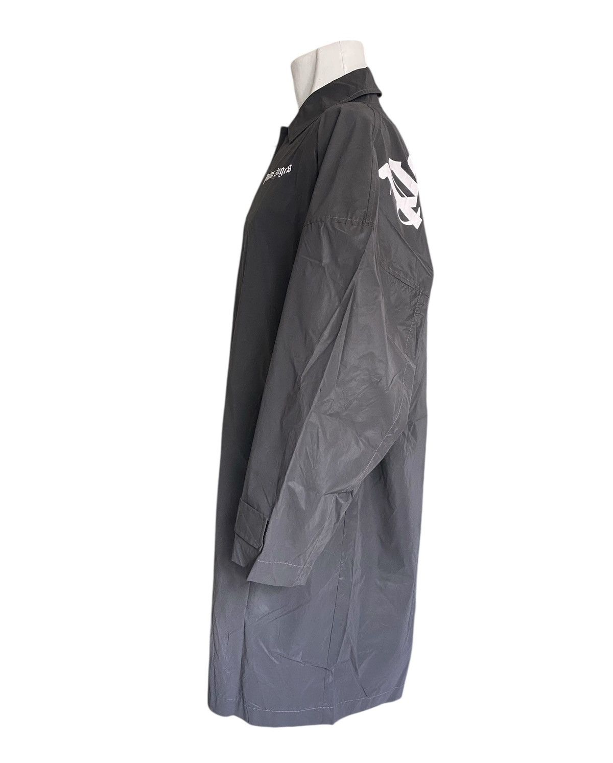 Palm Angels Rare Big Logo PALM ANGELS Long Jacket Button Shiny (M) Size US M / EU 48-50 / 2 - 4 Thumbnail