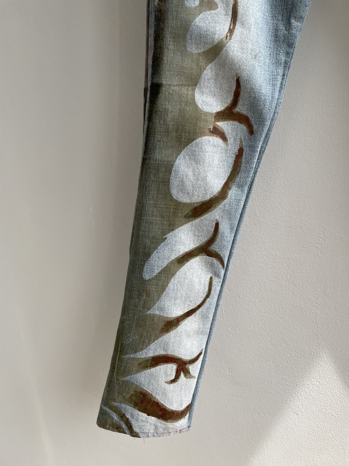 Miss Sixty Vintage Miss Sixty Rare Y2K Floral Print Skinny Denim Jeans Size 28" / US 6 / IT 42 - 7 Thumbnail