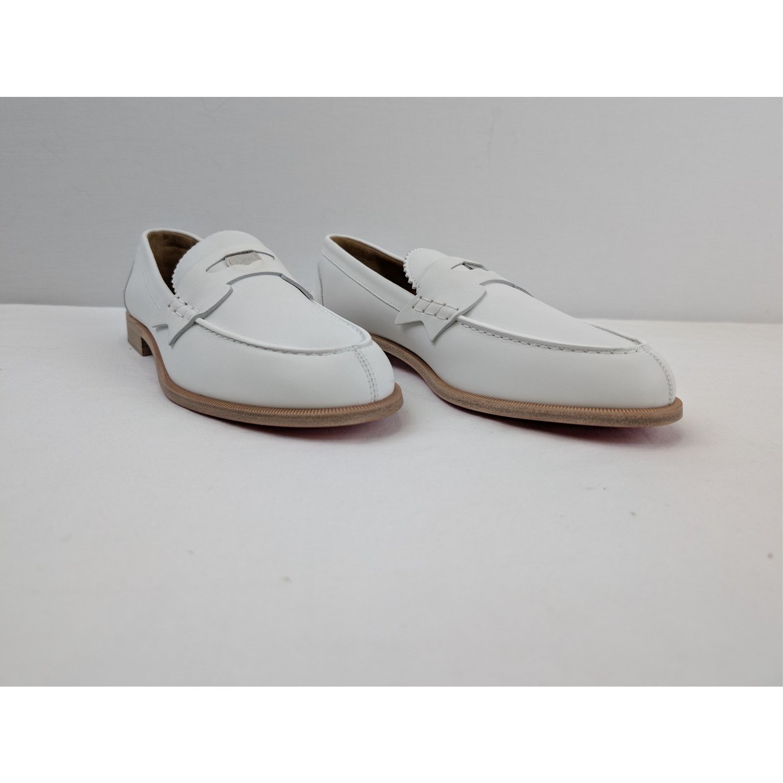 Christian Louboutin o1rshd1 Penny Flat Shoe Boots in White Size US 8.5 / EU 41-42 - 5 Thumbnail