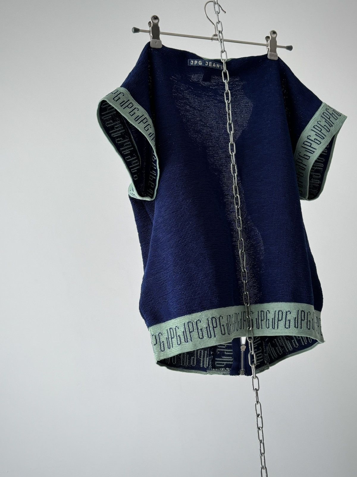 Jean Paul Gaultier Vintage 2000s Jean Paul Gaultier Monogram Knit Top Size M / US 6-8 / IT 42-44 - 3 Thumbnail