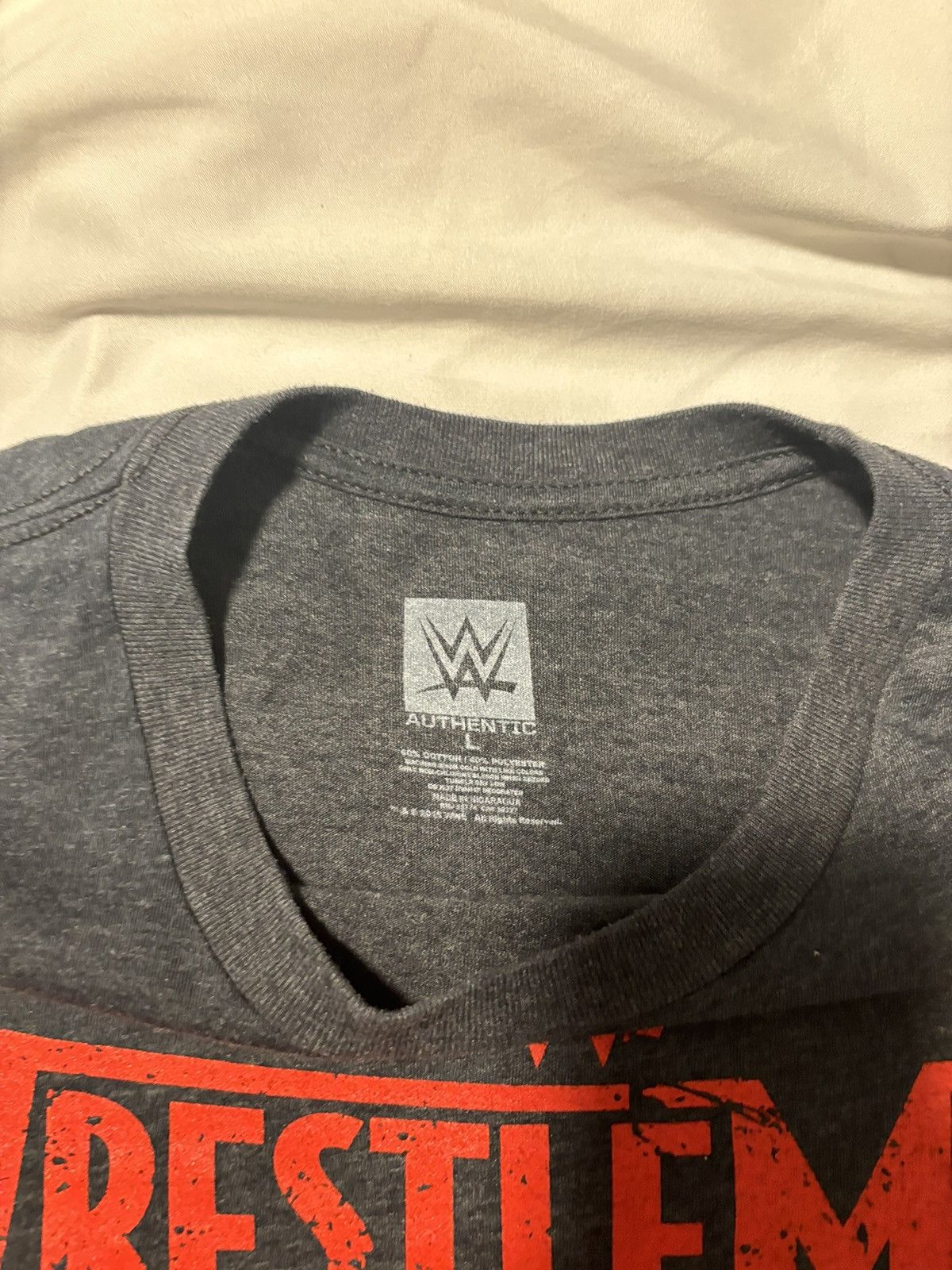 WWE Vintage WWE Wrestlemania Size Large Men’s Grey Size US L / EU 52-54 / 3 - 3 Thumbnail