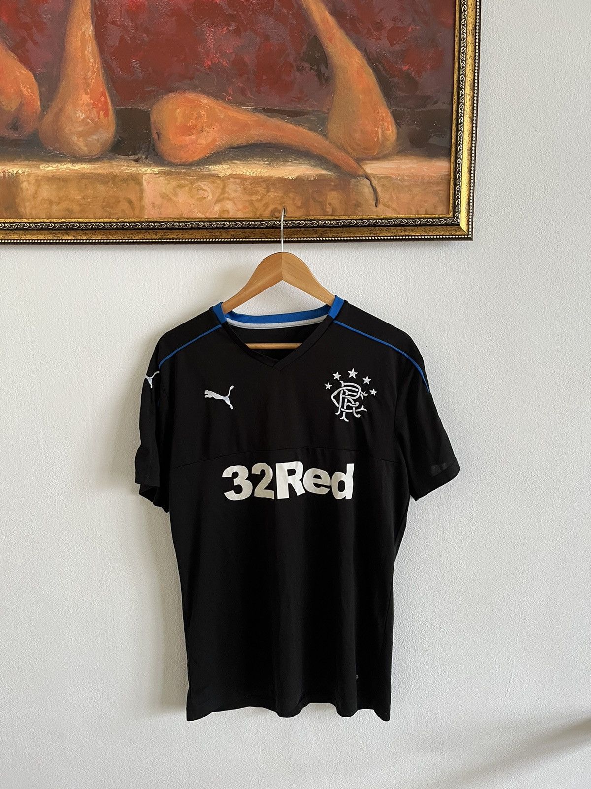 Puma GLASGOW RANGERS 2017 2018 THIRD FOOTBALL SOCCER JERSEY PUMA Size US M / EU 48-50 / 2 - 1 Thumbnail
