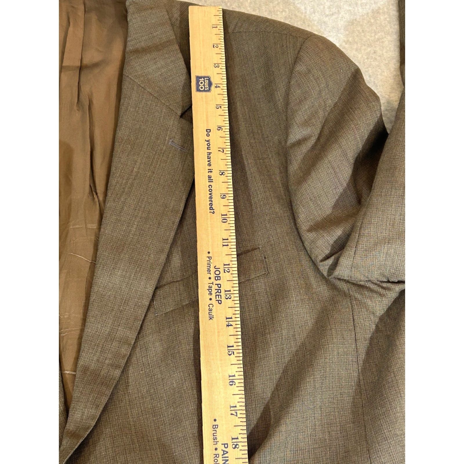 Ralph Lauren Ralph Lauren Suit Jacket Mens 48 Brown Wool Blazer Sport Coat RALPH 2 Button Size 48R - 5 Thumbnail