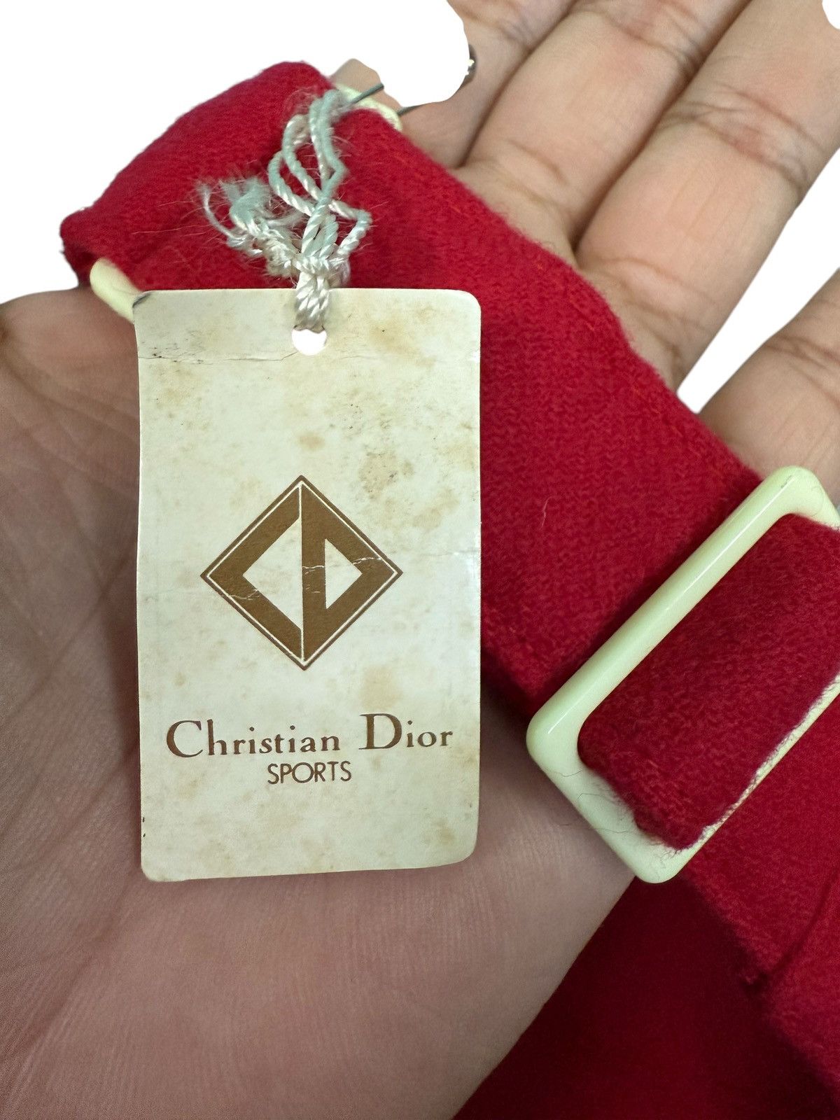 Dior RARE VINTAGE CHRISTIAN DIOR SPORT EMBROIDERY VISOR Size ONE SIZE - 16 Thumbnail
