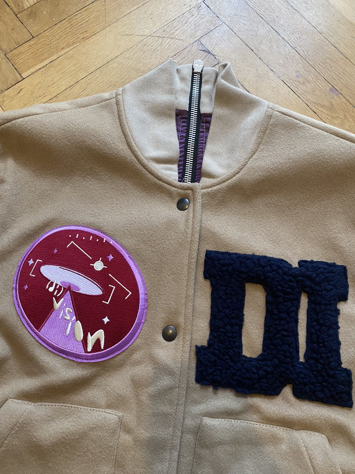 Other Vintage (di)vision Split Wool Bomber Jacket Size US M / EU 48-50 / 2 - 2 Thumbnail