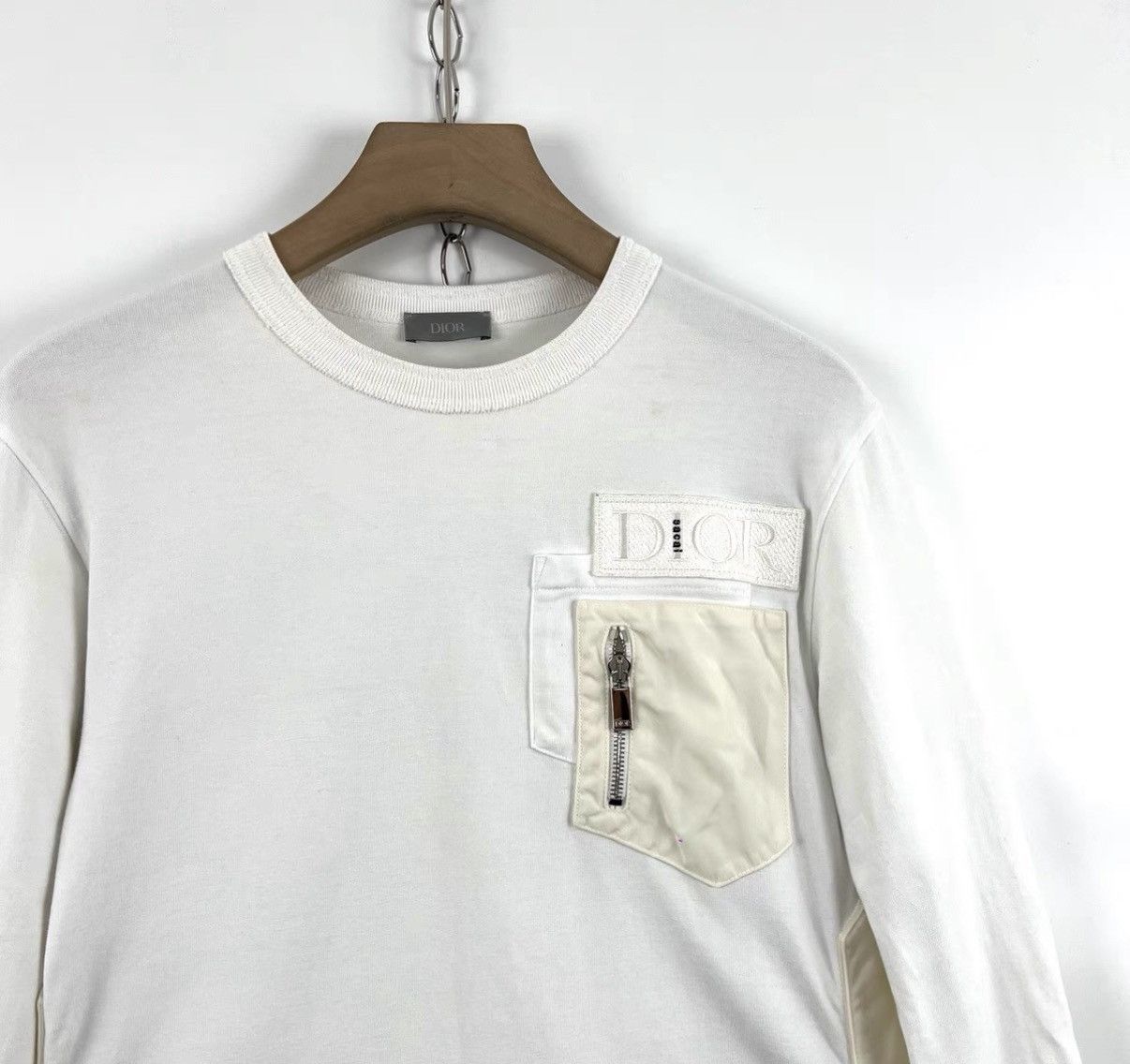 Dior Dior x Sacai Limited Edition Long Sleeve Sweatshirt K12 Size US XXS / EU 40 - 4 Thumbnail
