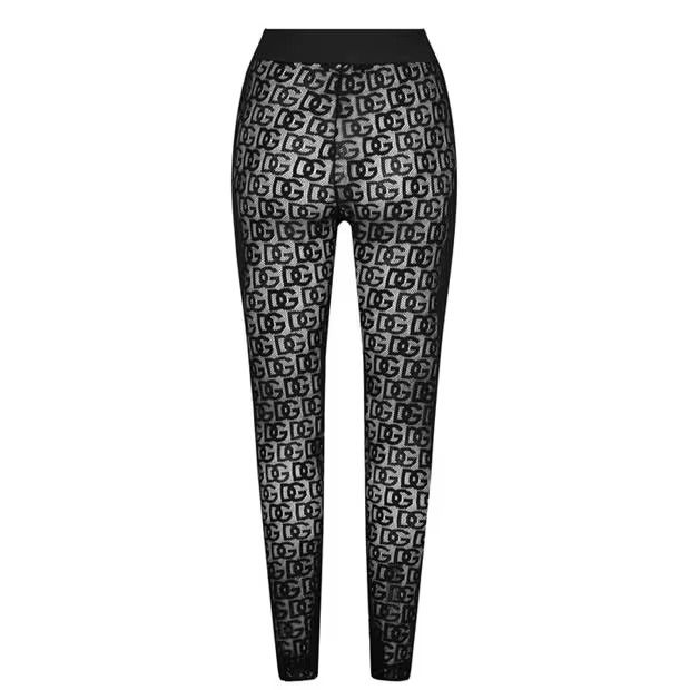 Dolce & Gabbana o1g2r1mq1024 Leggings in Black Size 29" - 2 Thumbnail