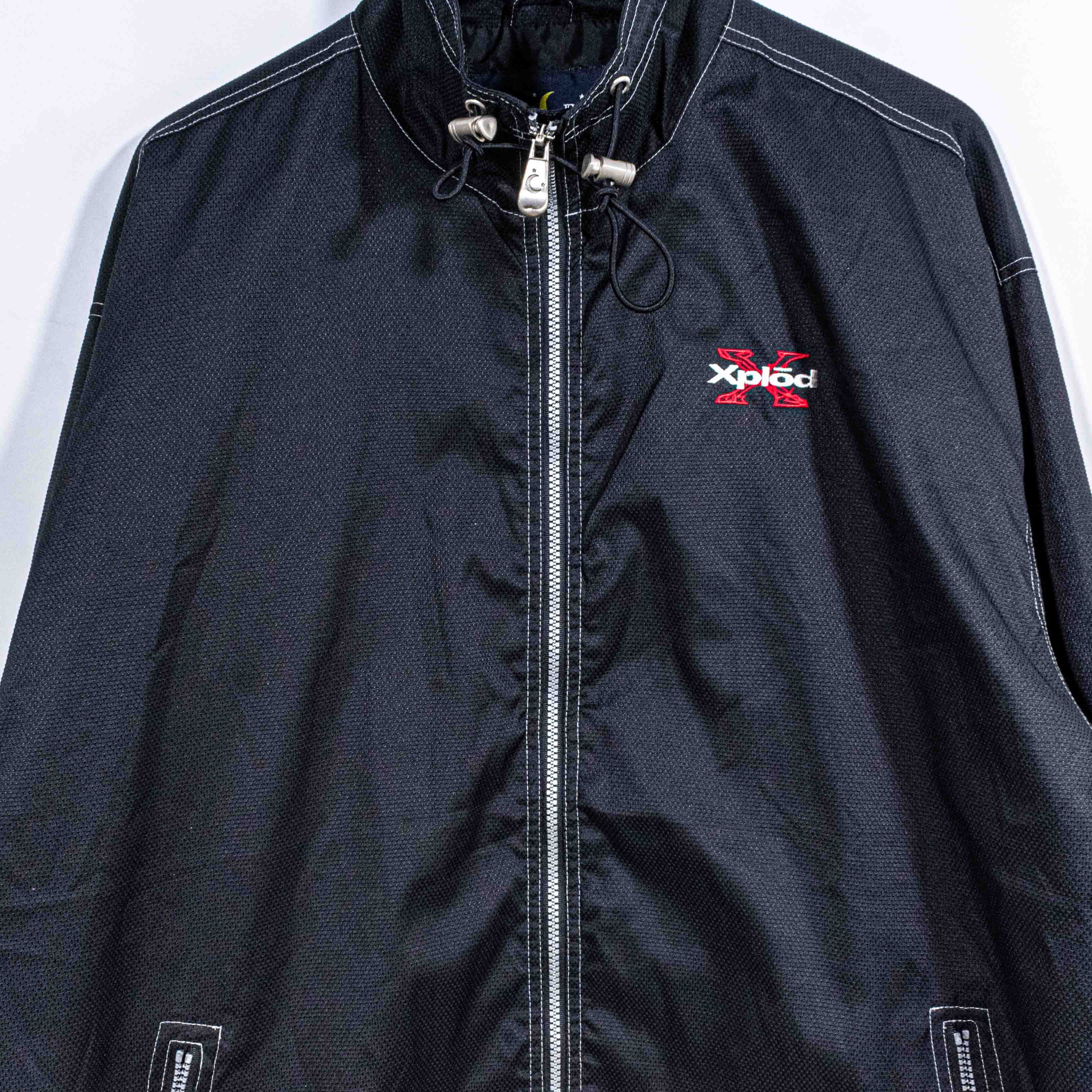 Vintage Sony Xplod Promo Windbreaker Jacket Logo Cyber Y2K 90s VTG Size US L / EU 52-54 / 3 - 3 Thumbnail