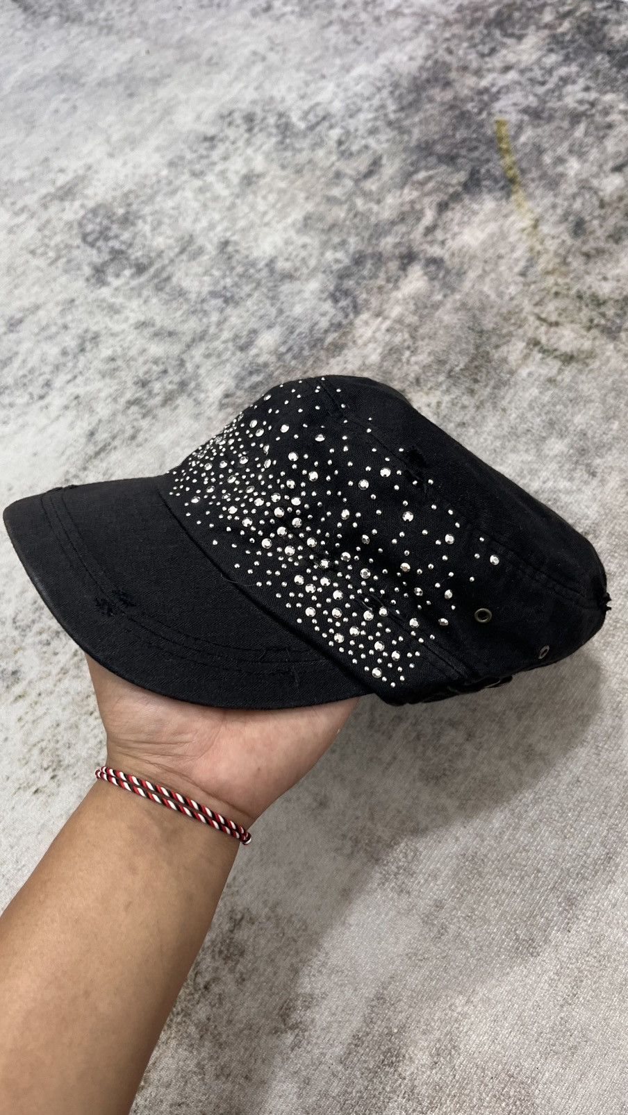 Other Skull Punk Distressed Gothic Comando Hats Size ONE SIZE - 1 Thumbnail