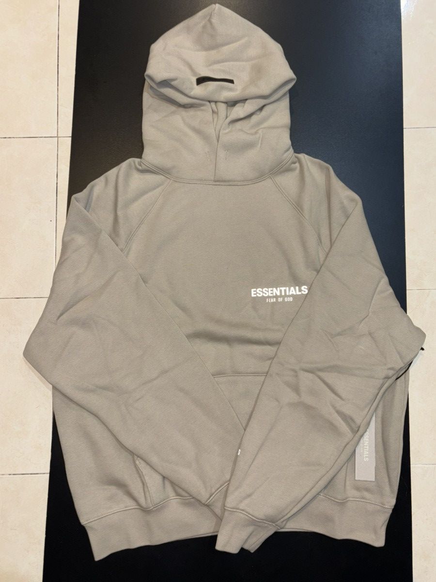 Fear of God Fear of God Essentials Tan Hoodie - Small Size US S / EU 44-46 / 1 - 1 Thumbnail