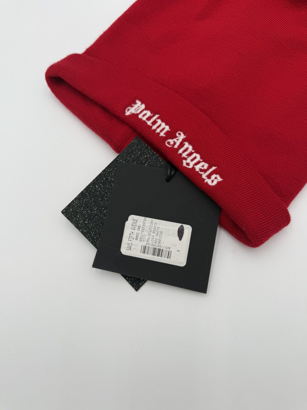 Palm Angels Palm angels Men’s Logo-Print Knitted Beanie Size ONE SIZE - 4 Thumbnail