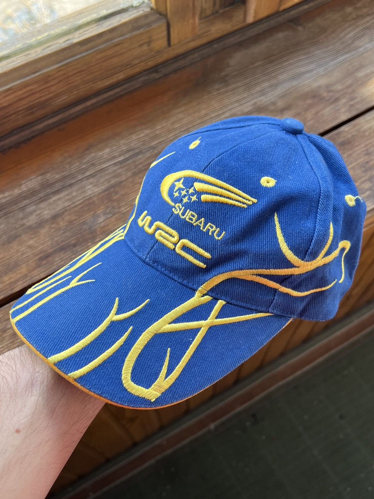 Hat Club Vintage Subaru flame racing cap WRC Size ONE SIZE - 3 Thumbnail
