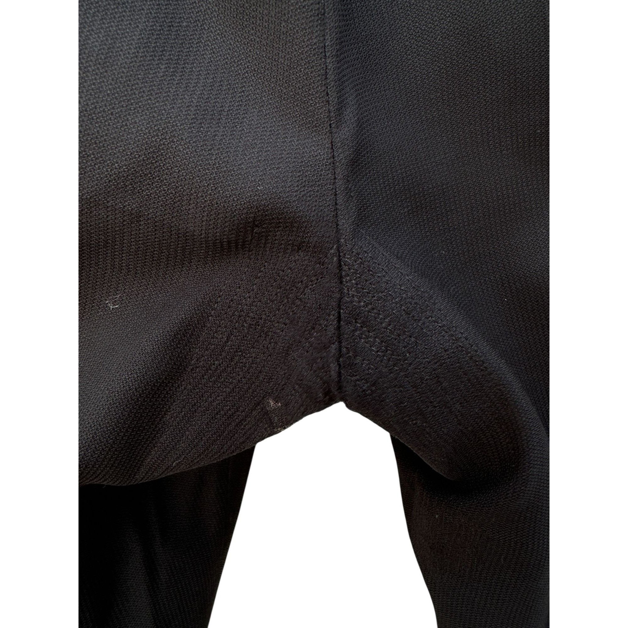 Maison Margiela Black Wool Trousers with 4-Stitches Detail Size US 32 / EU 48 - 5 Thumbnail