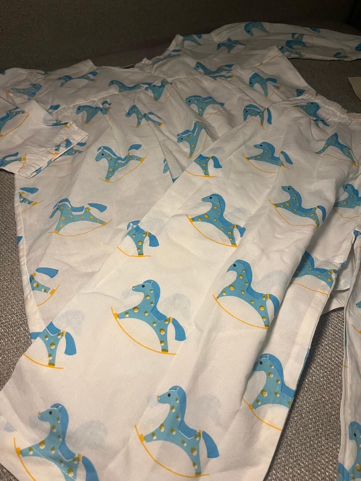 Other 4T Unisex Rocking Horse Pajama Set Lightweight Sleepwear Size ONE SIZE - 2 Thumbnail