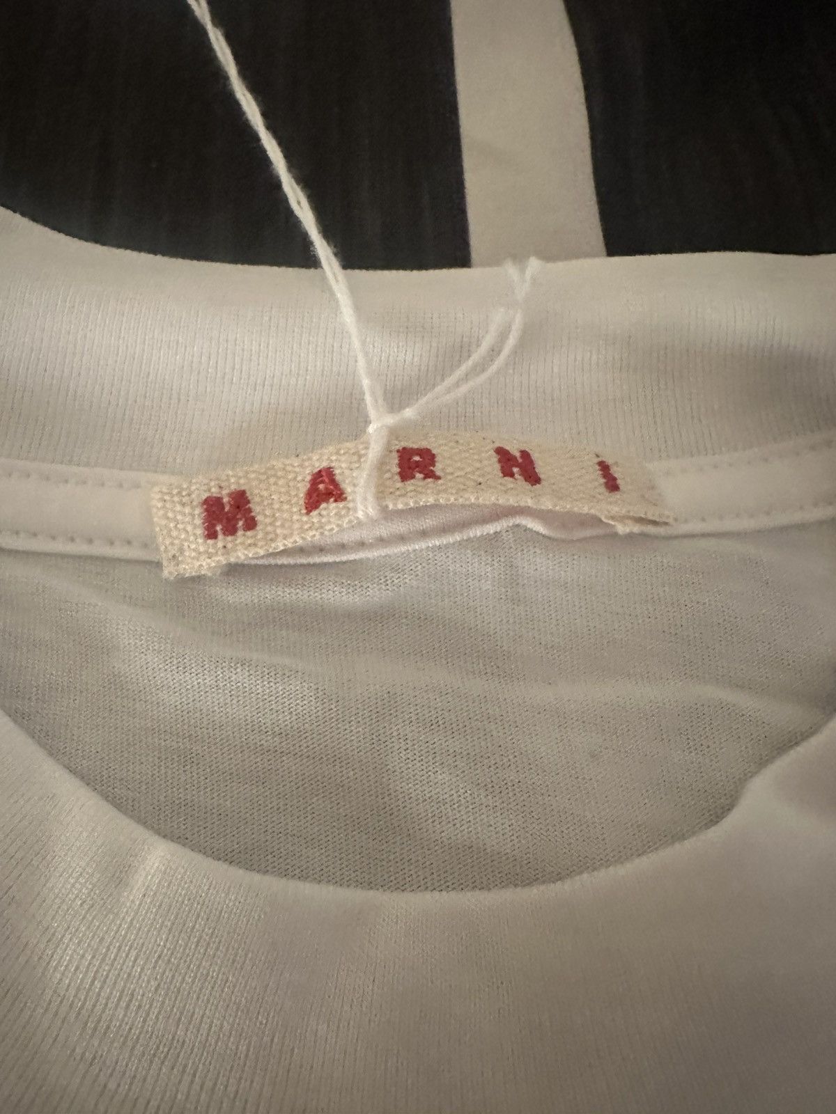 Marni Marni Logo Printed Crewneck T Shirt Size US L / EU 52-54 / 3 - 4 Thumbnail