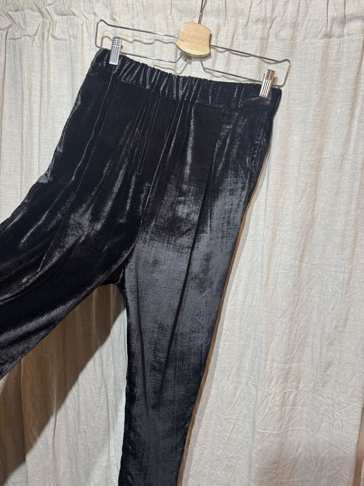 Damir Doma damir doma black silk velvet runway pants fw17 XS WO Size 25" / US 0 / IT 36 - 6 Thumbnail