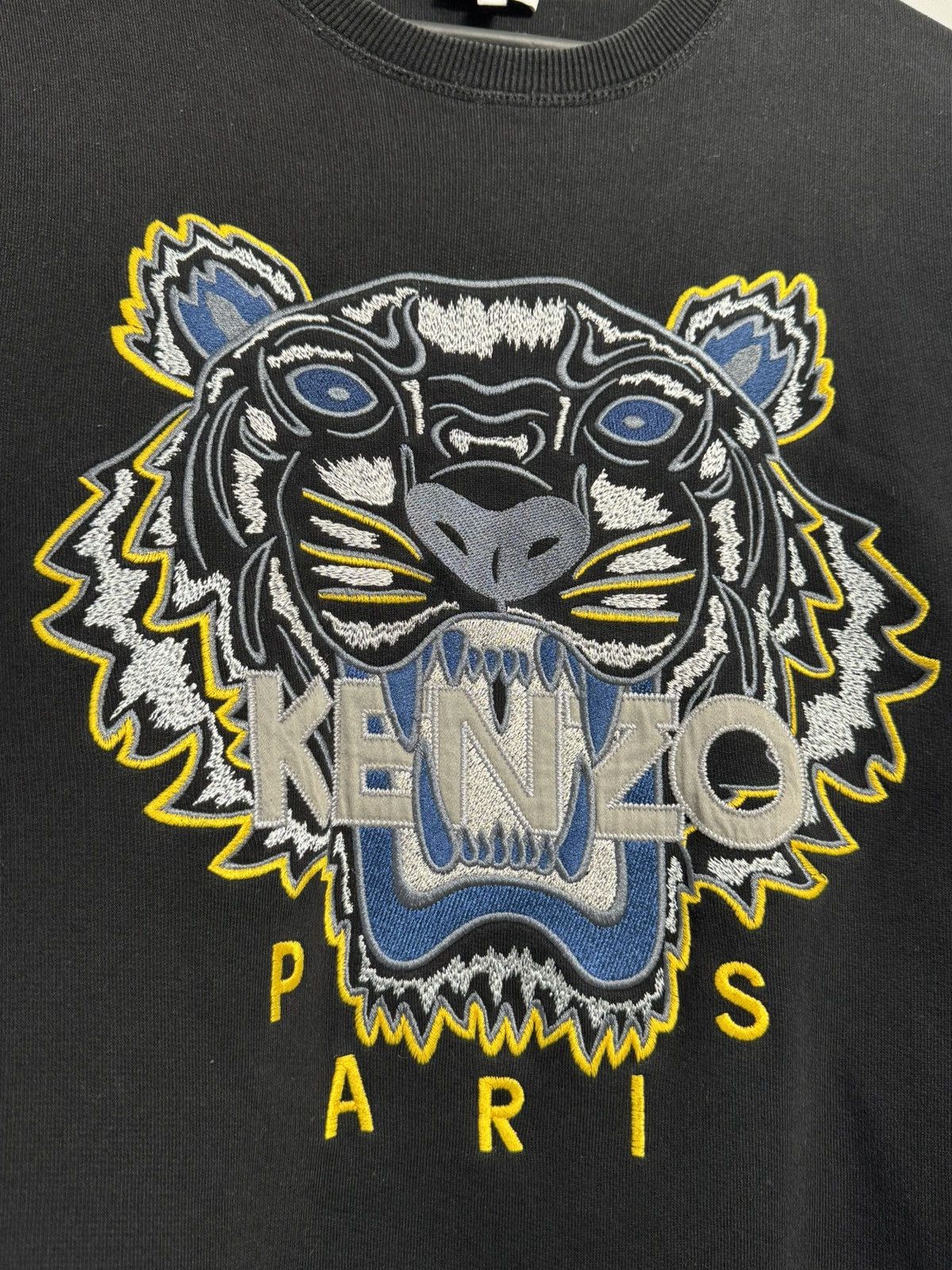 Kenzo Kenzo Paris Black Tiger Sweatshirt Streetwear Style Size US M / EU 48-50 / 2 - 7 Thumbnail