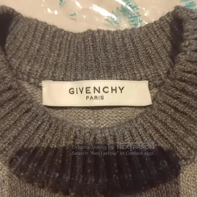 Givenchy Givenchy Gray Wool Long Sleeve Sweater . Size S / US 4 / IT 40 - 3 Thumbnail