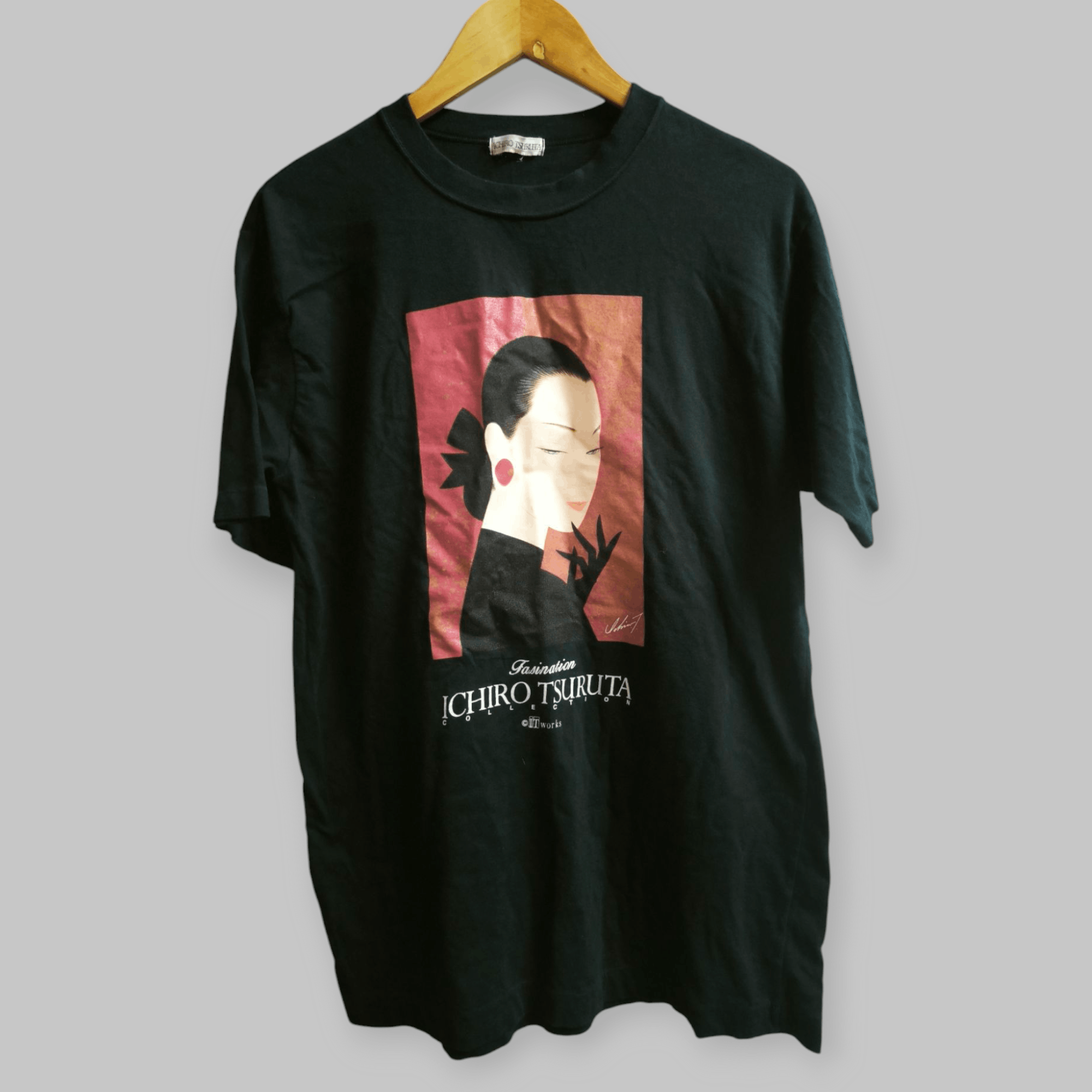 Japanese Brand × Vintage Ichiro Tsuruta Bijinga Tee Size US M / EU 48-50 / 2 - 3 Thumbnail