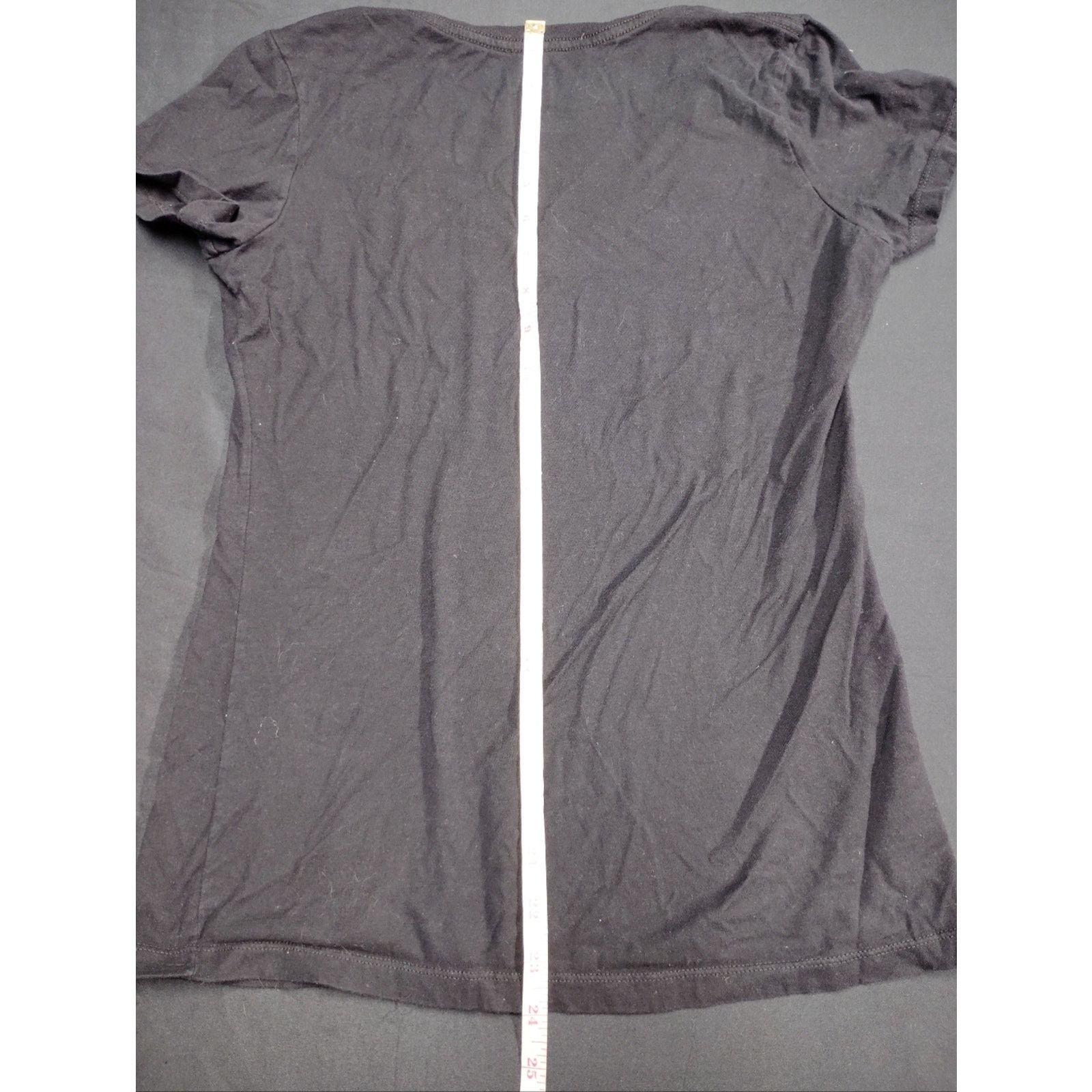 Bacardi Oakheart Black V-Neck Graphic Tee - Women Size M / US 6-8 / IT 42-44 - 5 Thumbnail