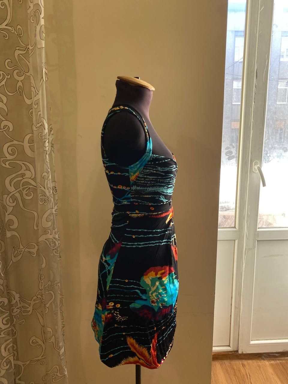 Roberto Cavalli Roberto Cavalli Leopard Print Midi Dress - Italian Designer Size S / US 4 / IT 40 - 7 Thumbnail