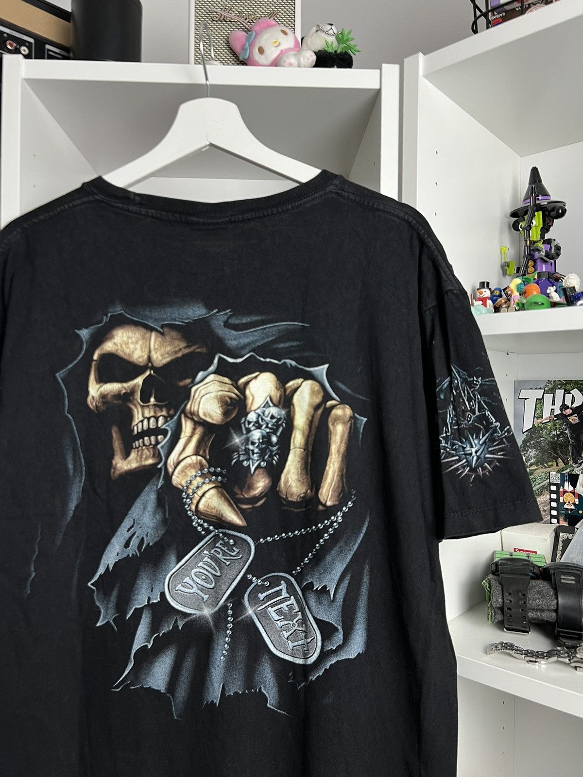 Affliction × Vintage Vintage Y2K affliction style printed t-shirt L skate skull Size US L / EU 52-54 / 3 - 3 Thumbnail