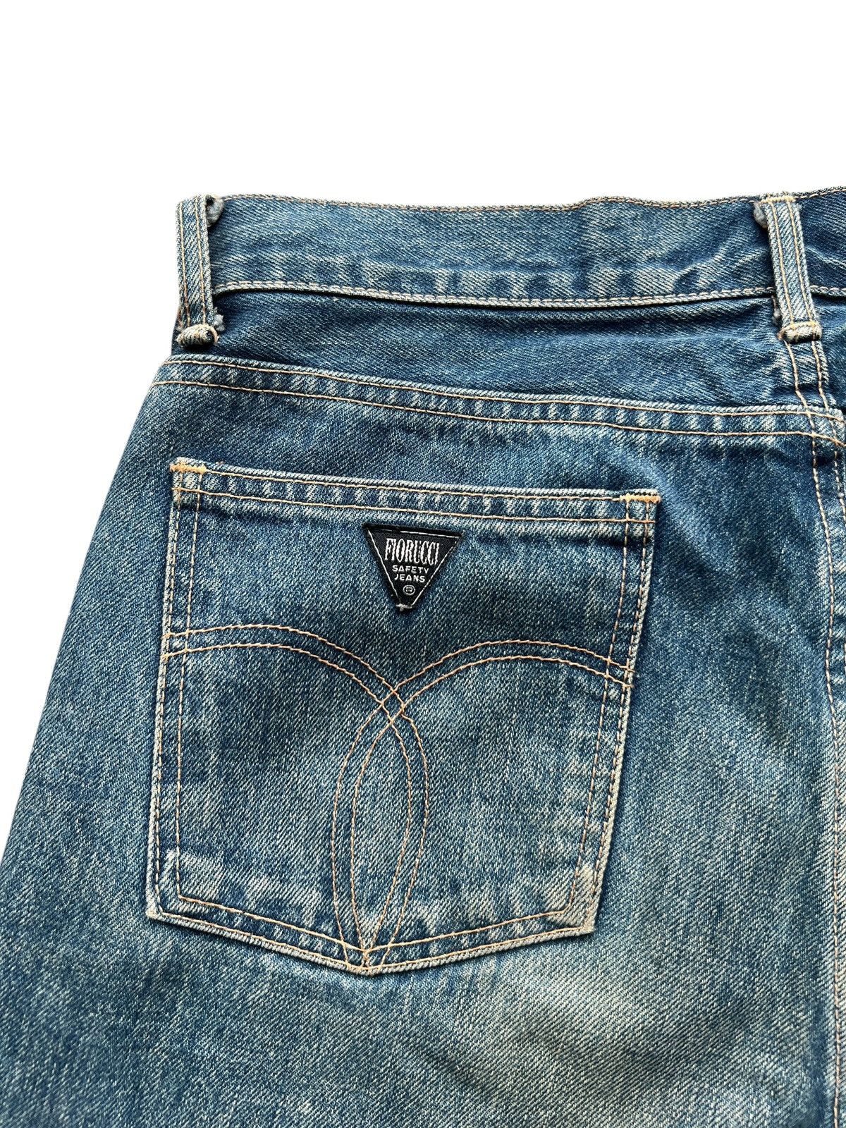 Fiorucci Vintage Fiorucci Distressed Selvedge Denim Jeans 31x32 Size US 31 - 10 Thumbnail