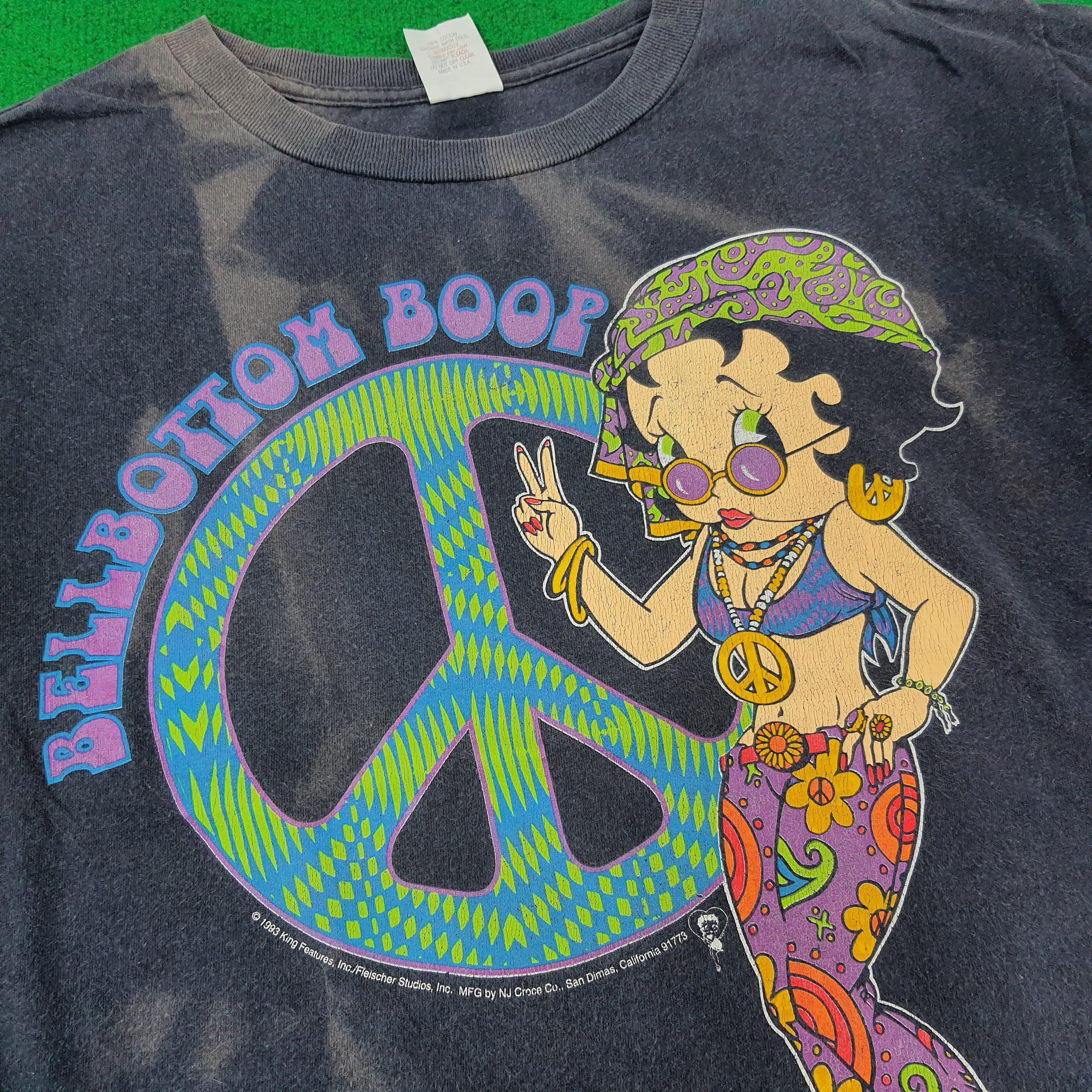Other Vintage Bellbottom Boop Betty Boop '93 Tshirt C239N9 Size US L / EU 52-54 / 3 - 2 Thumbnail