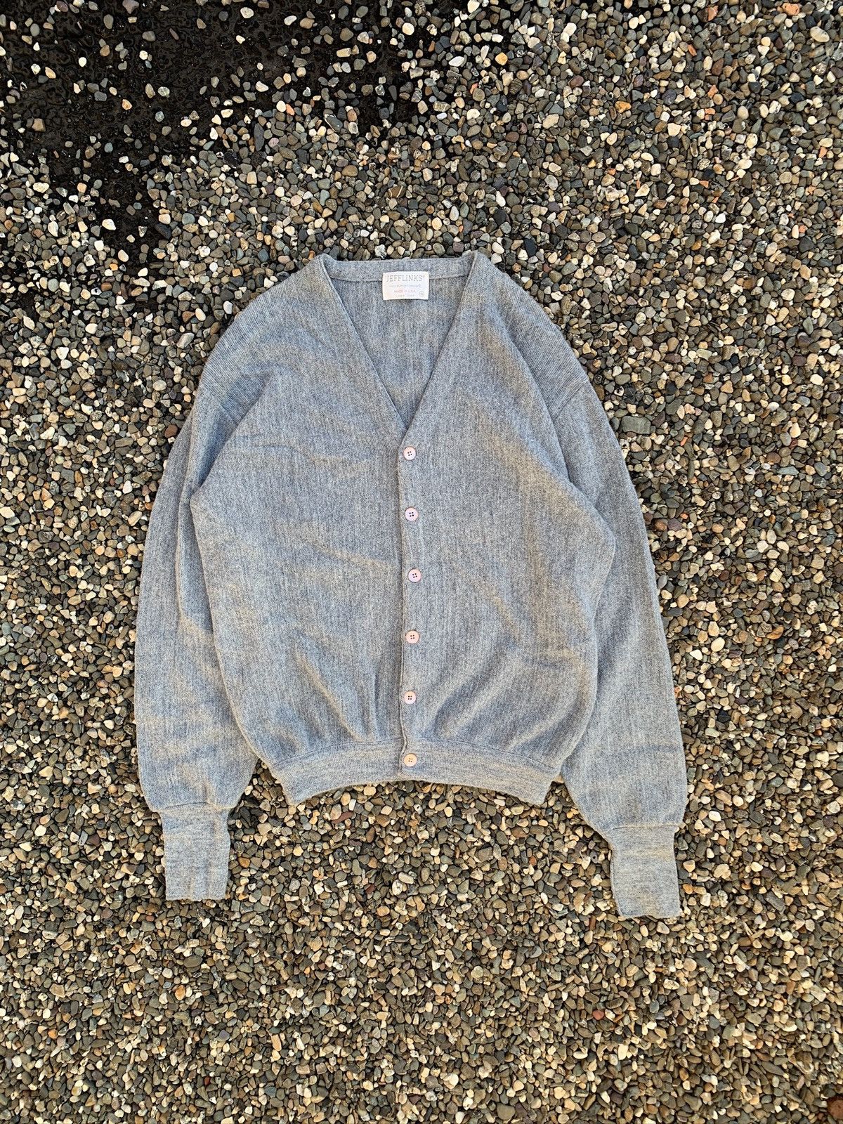Vintage Vintage 1970’s Jefflinks Cardigan Sweater Size US XL / EU 56 / 4 - 1 Thumbnail
