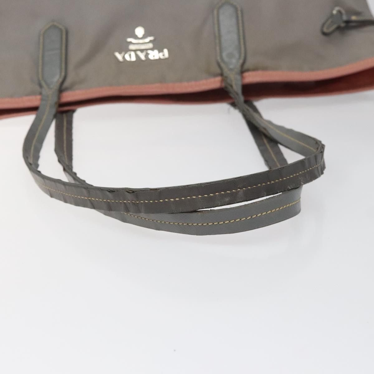 Prada PRADA Tote Bag Nylon Gray Size ONE SIZE - 7 Thumbnail
